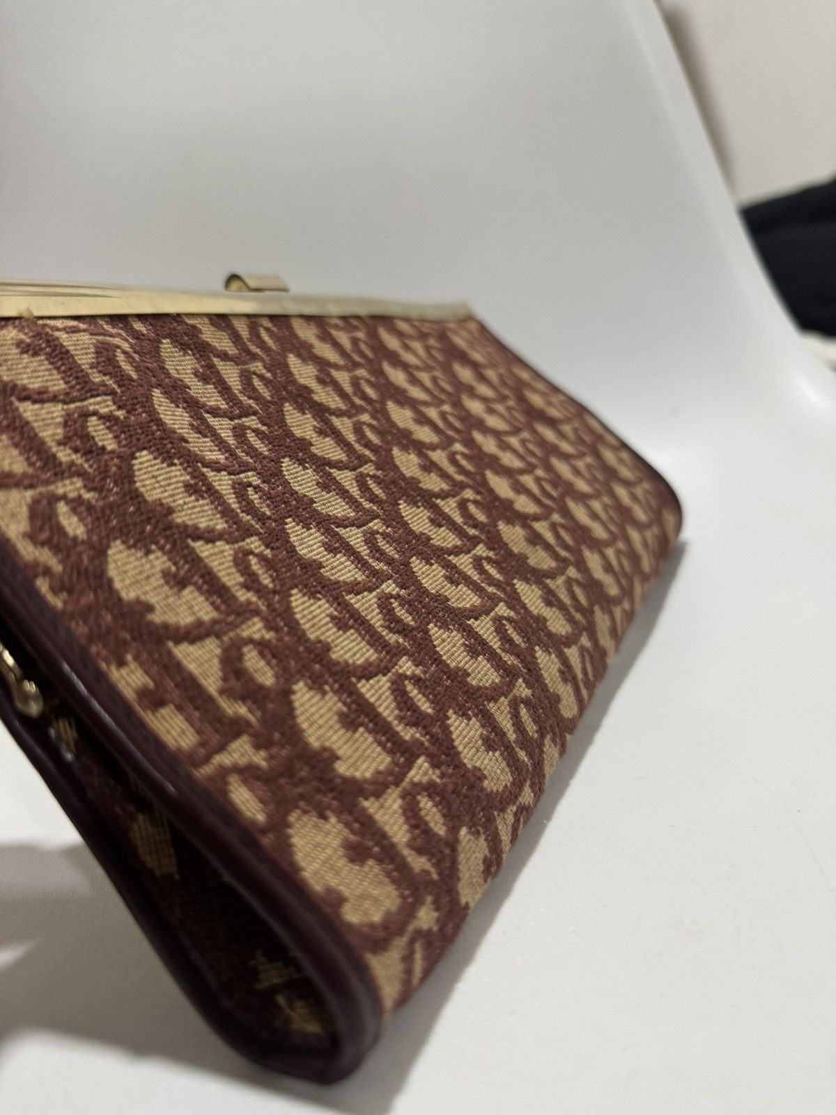 Christian Dior Monsieur Vtg Christian Dior 80s Red Trotter Monogram Clutch Bag Size ONE SIZE - 5 Thumbnail