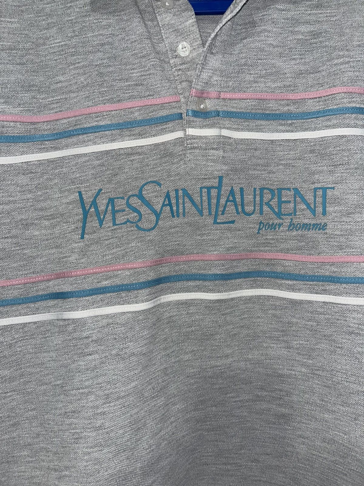 Yves Saint Laurent YSL polo size L Size US L / EU 52-54 / 3 - 3 Thumbnail