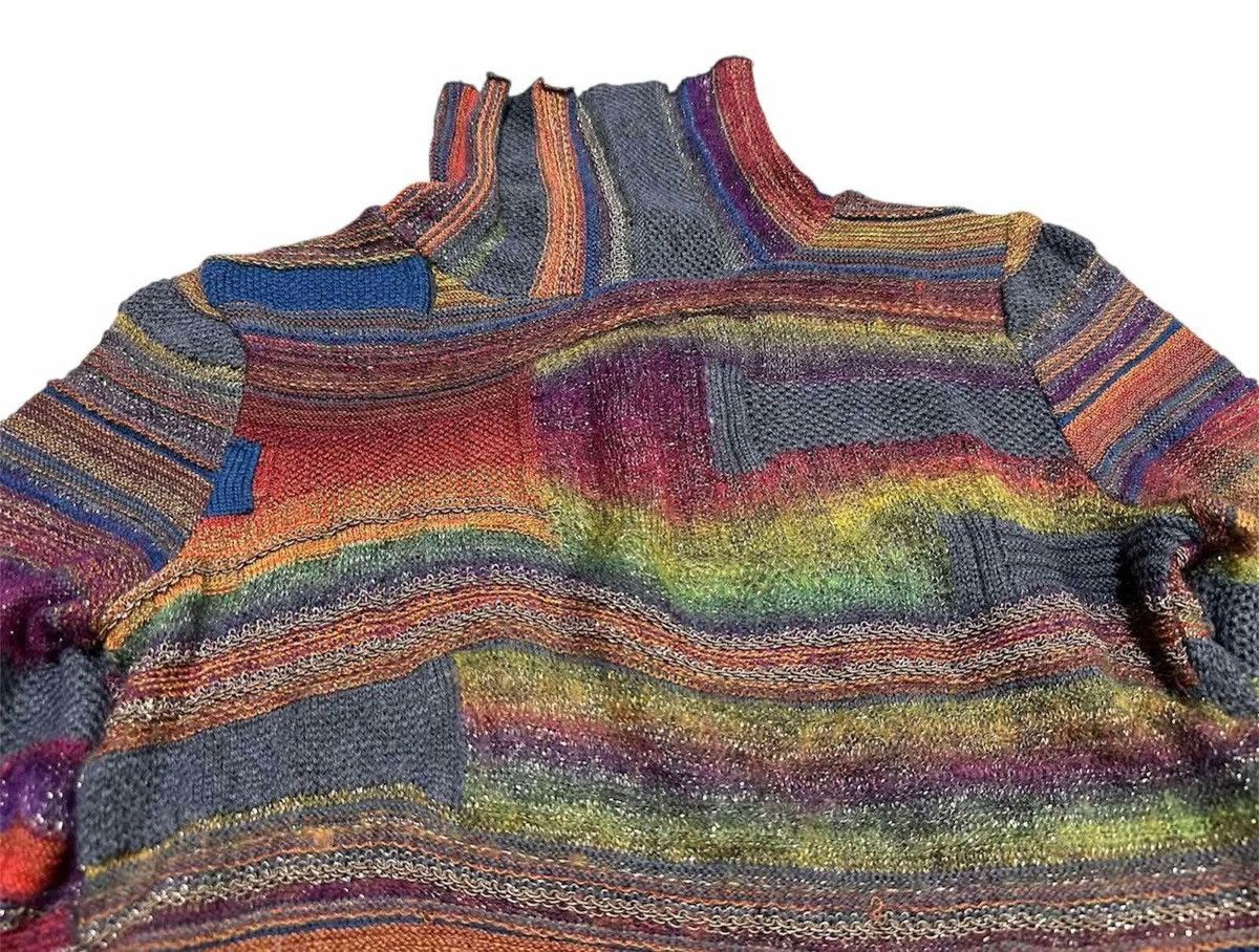 Japanese Brand 🔥Rare Vintage M.&Kyoko Double Layer Mesh Knit Sweater Size US S / EU 44-46 / 1 - 3 Thumbnail
