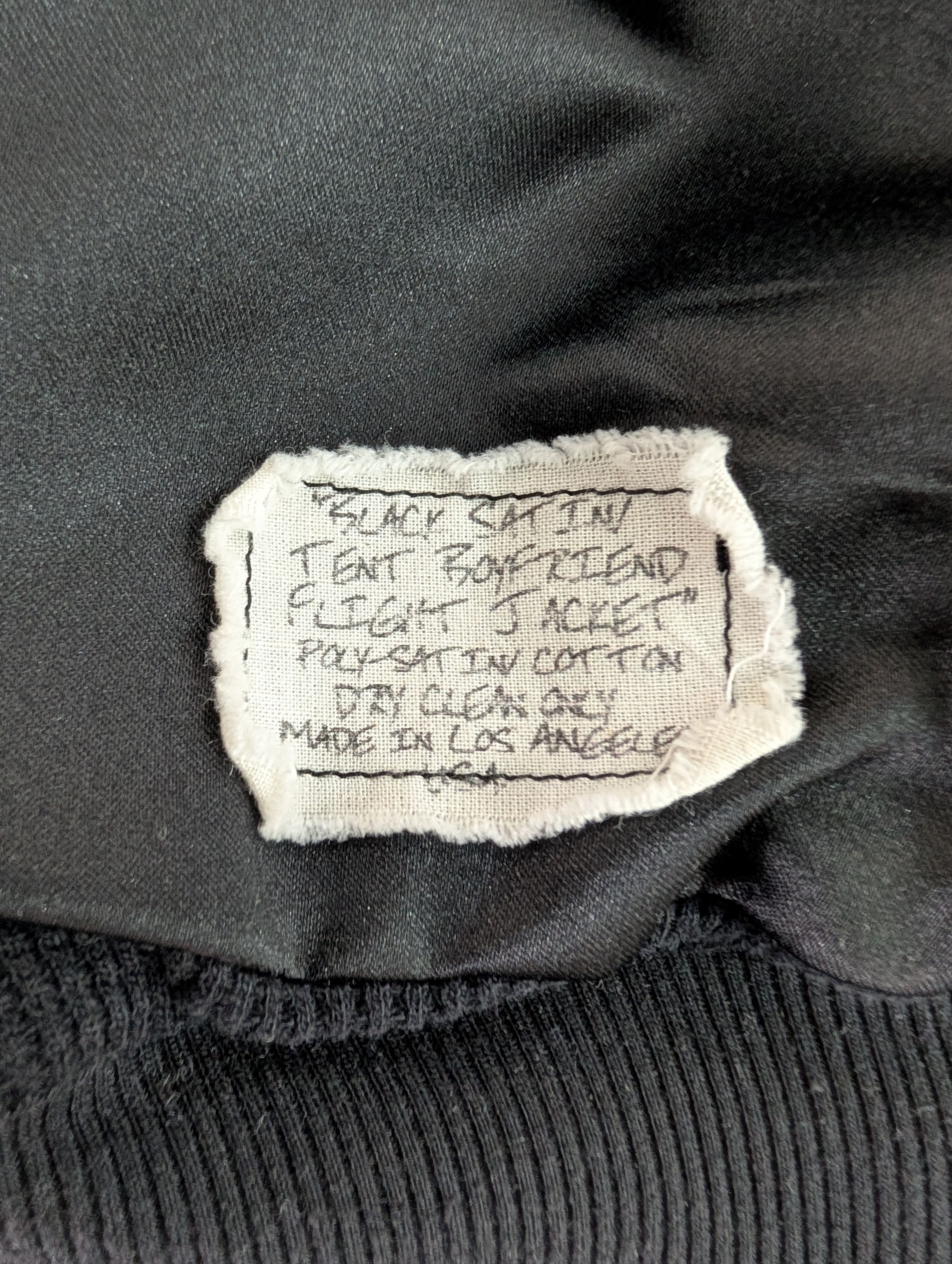 Greg Lauren Greg Lauren Back Satin Tent Boyfriend Flight Jacket Size US L / EU 52-54 / 3 - 5 Thumbnail
