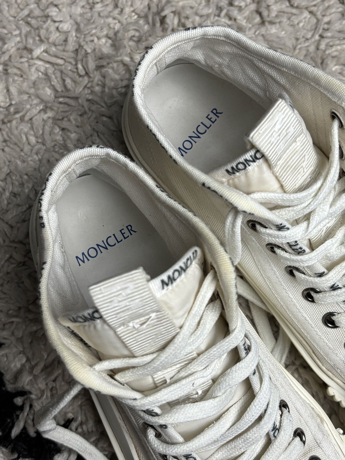 Moncler Moncler Lissex High Top Sneakers Shoes Vintage Size US 7 / IT 37 - 12 Thumbnail