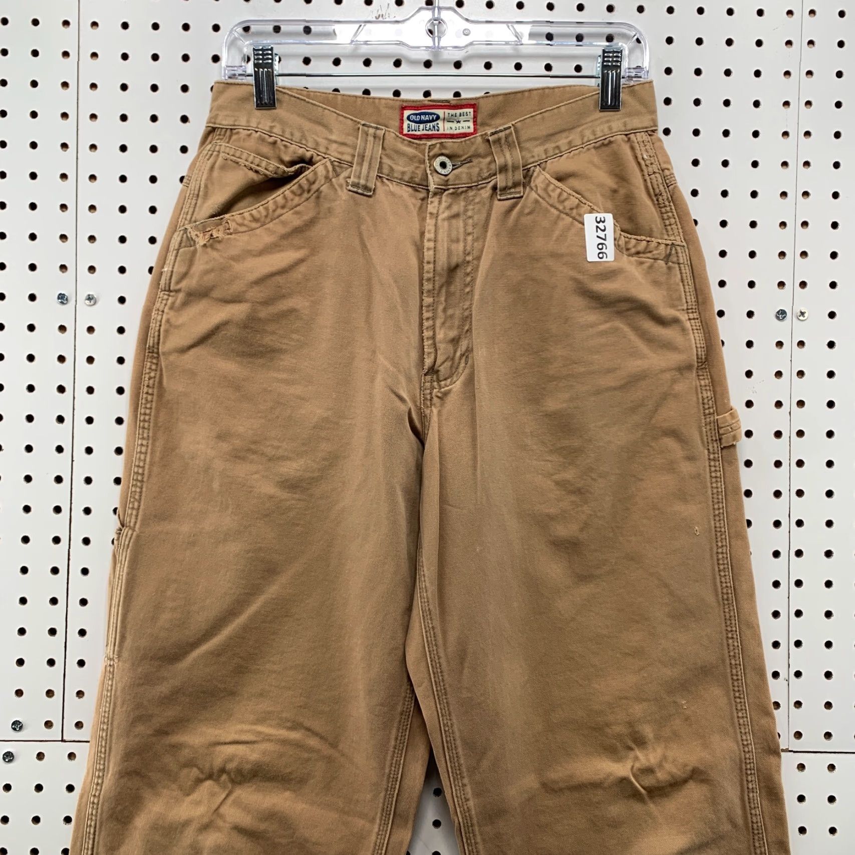 Old Navy VINTAGE Old Navy Canvas Carpenter Pants Mens FITS 28x30.5 Brown Workwear Size US 28 / EU 44 - 3 Thumbnail