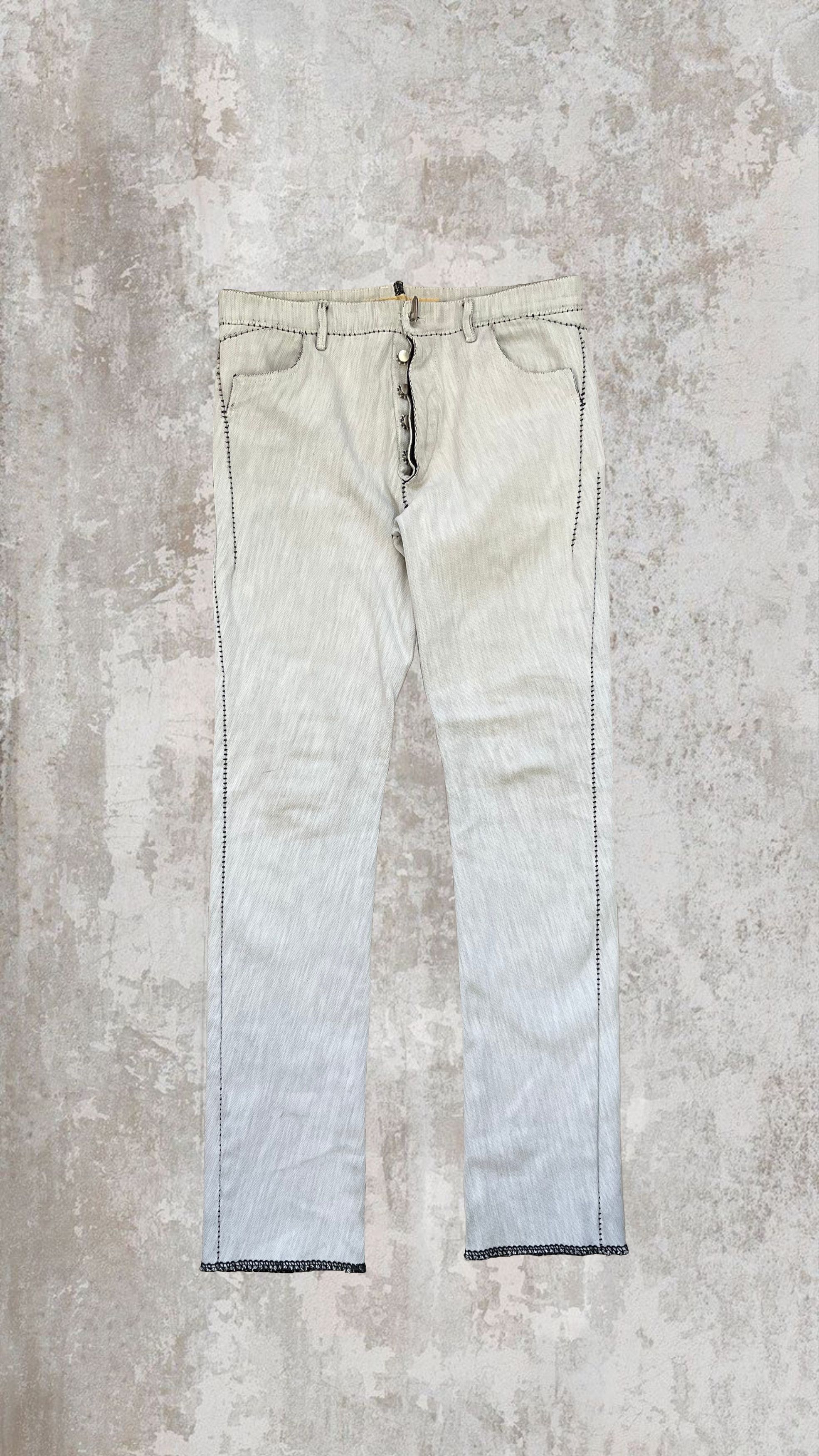 Carol Christian Poell Spiral Chainseam Jeans | Grailed