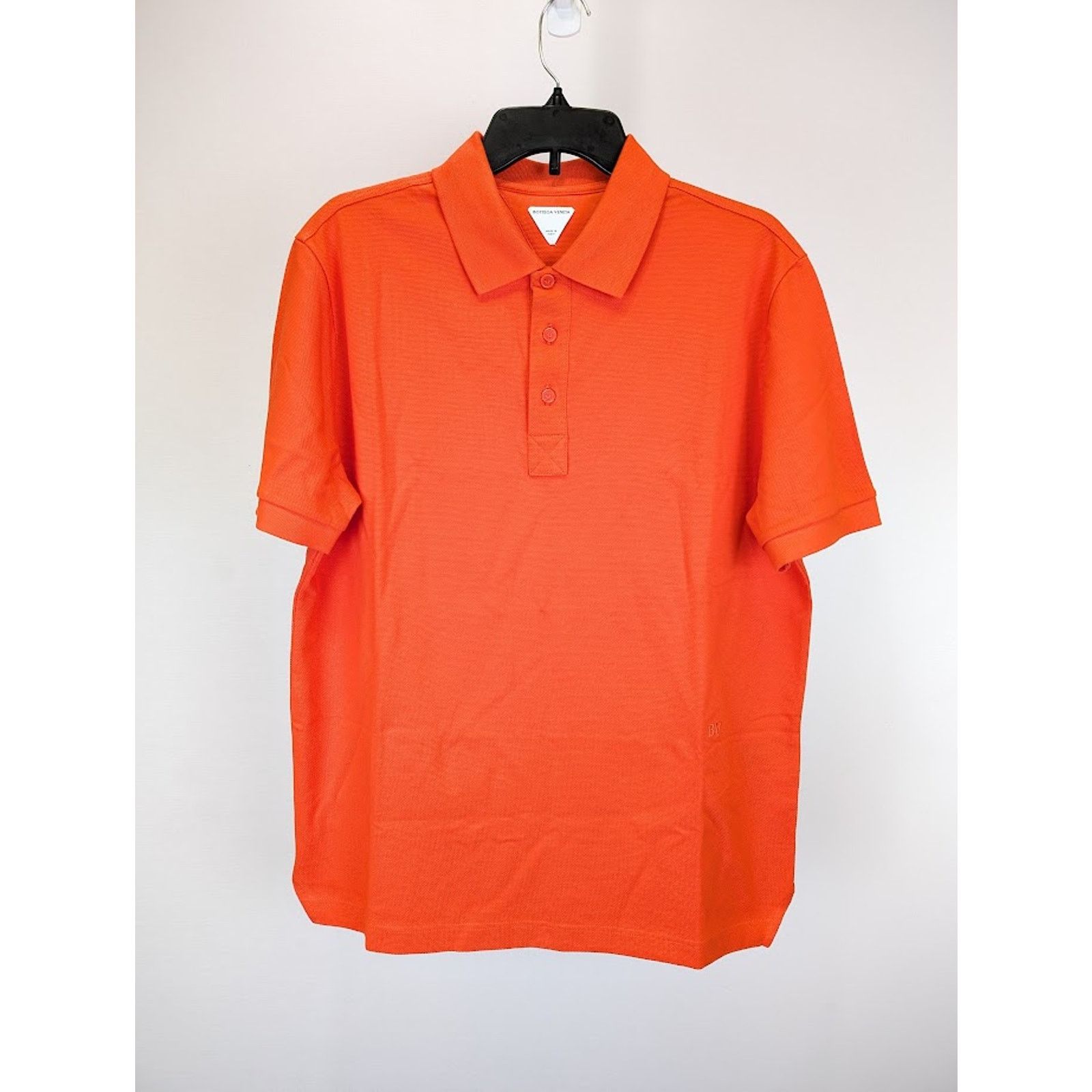 Bottega Veneta o1rshd1 Cotton Polo Shirt in Orange Size US L / EU 52-54 / 3 - 2 Thumbnail