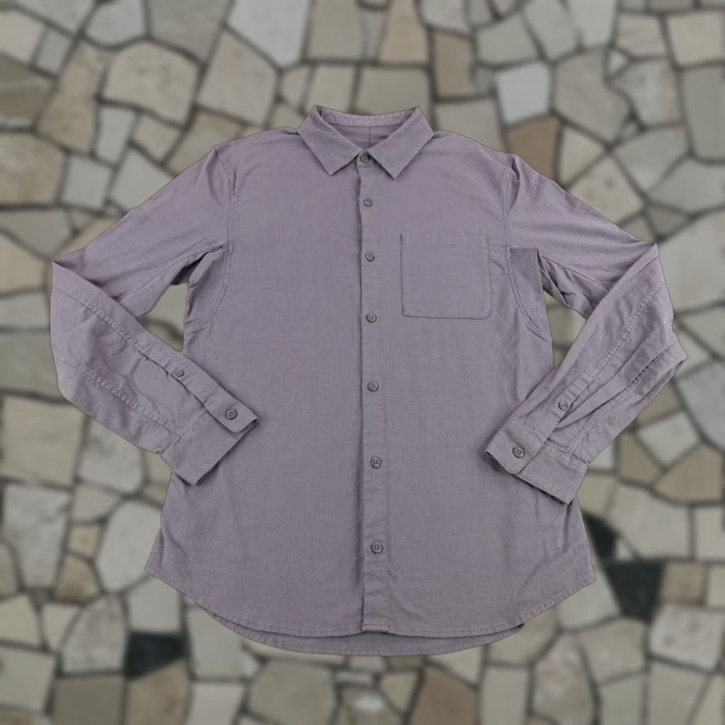 Lululemon Lululemon Shirt Mens Medium Blue Button-Up Long Sleeve Breathable Lightweight Cotton Blend Pockets Mens Size US M / EU 48-50 / 2 - 1 Thumbnail