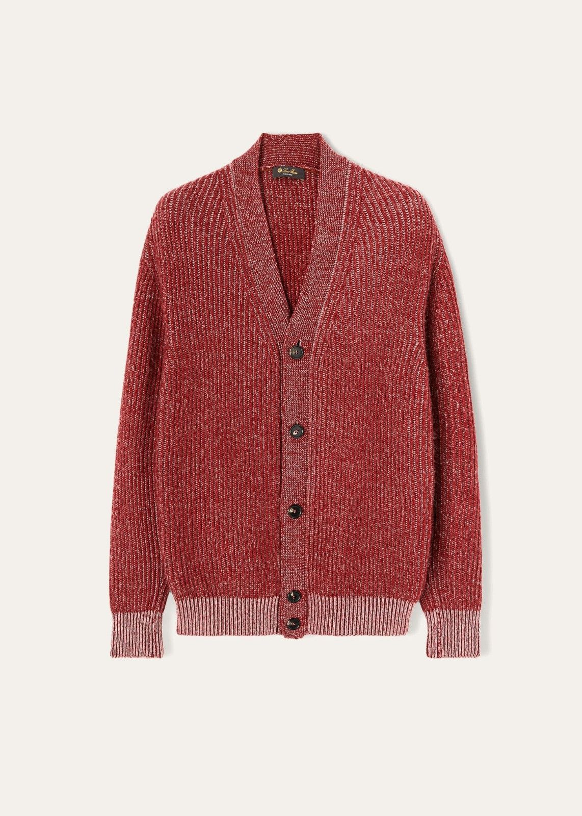 Loro Piana o1srvl11e1224 Silk And Cashmere Cardigan in Red Size US M / EU 48-50 / 2 - 1 Thumbnail