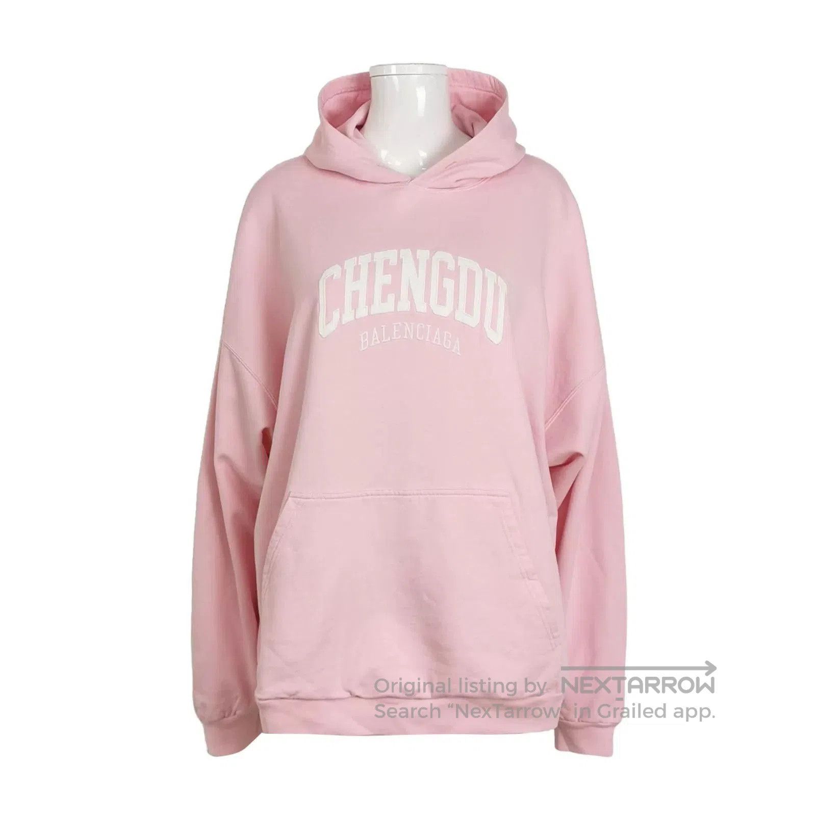 Balenciaga Balenciaga Cotton Logo Hoodie Size 2. Size M / US 6-8 / IT 42-44 - 1 Thumbnail
