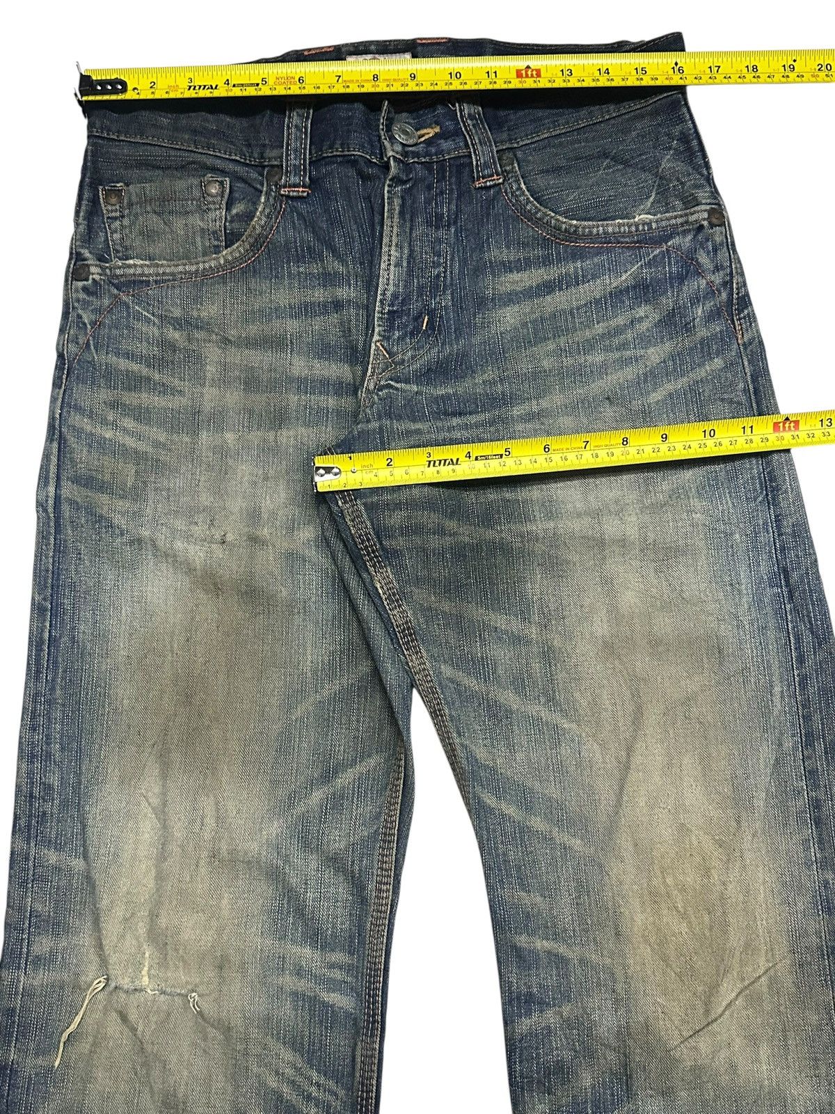 Japanese Brand Edwin XV Exclusive Vintage Baggy Style Jeans With MudWash Size US 32 / EU 48 - 12 Thumbnail