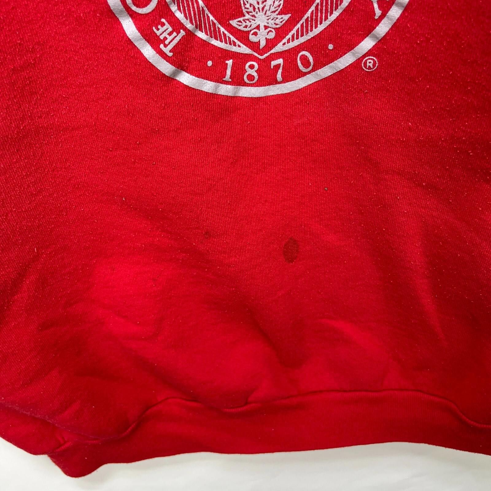 Fruit Of The Loom Vintage 80s Ohio State University Buckeyes Sweatshirt 2XL Size US XXL / EU 58 / 5 - 5 Thumbnail