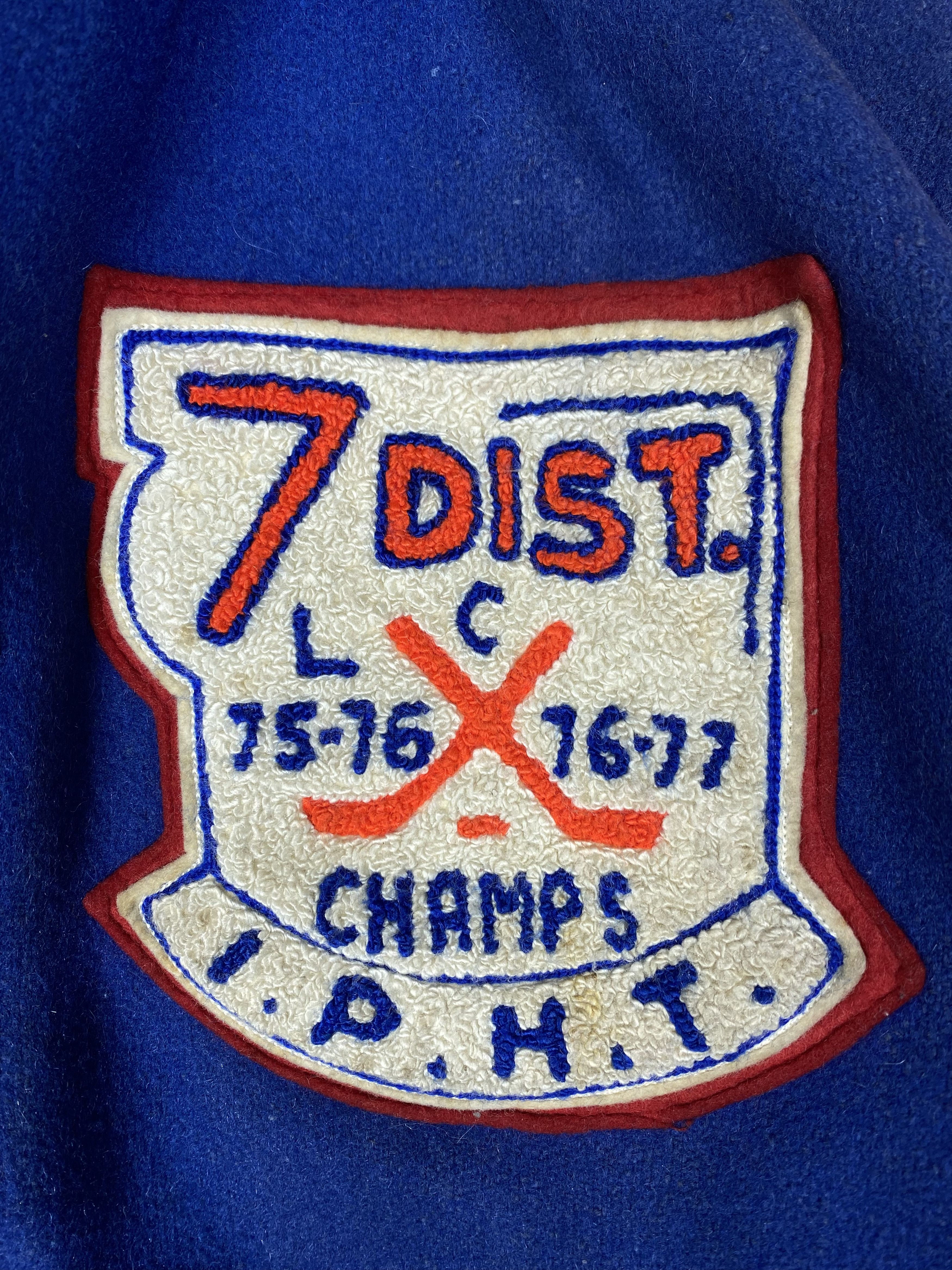 American Apparel Vintage Champs Leather Sleeve Varsity Jacket DJ0396 Size US L / EU 52-54 / 3 - 9 Thumbnail