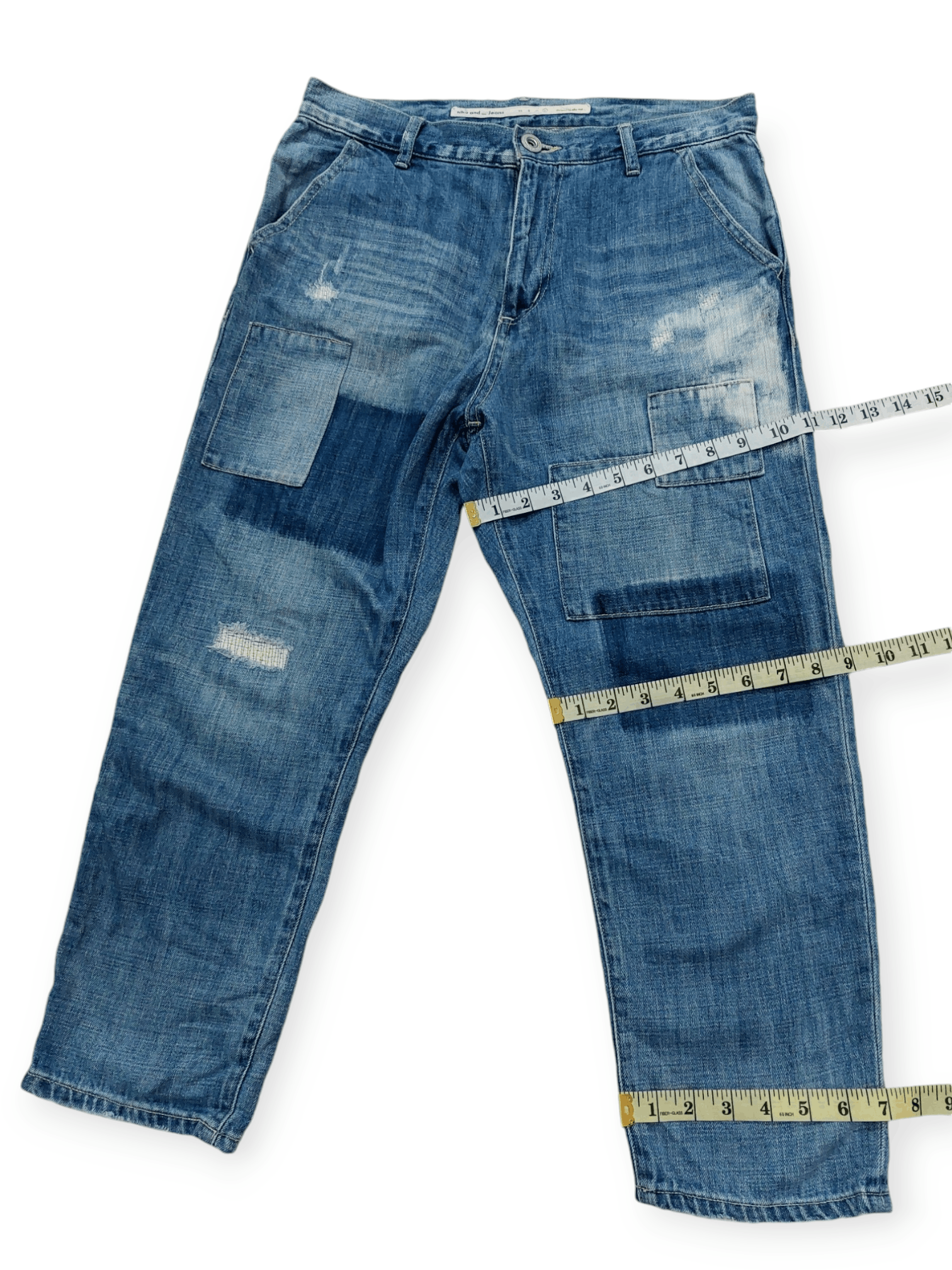 Other Japanese Niko And ... Patchwork Denim Size US 31 - 15 Thumbnail