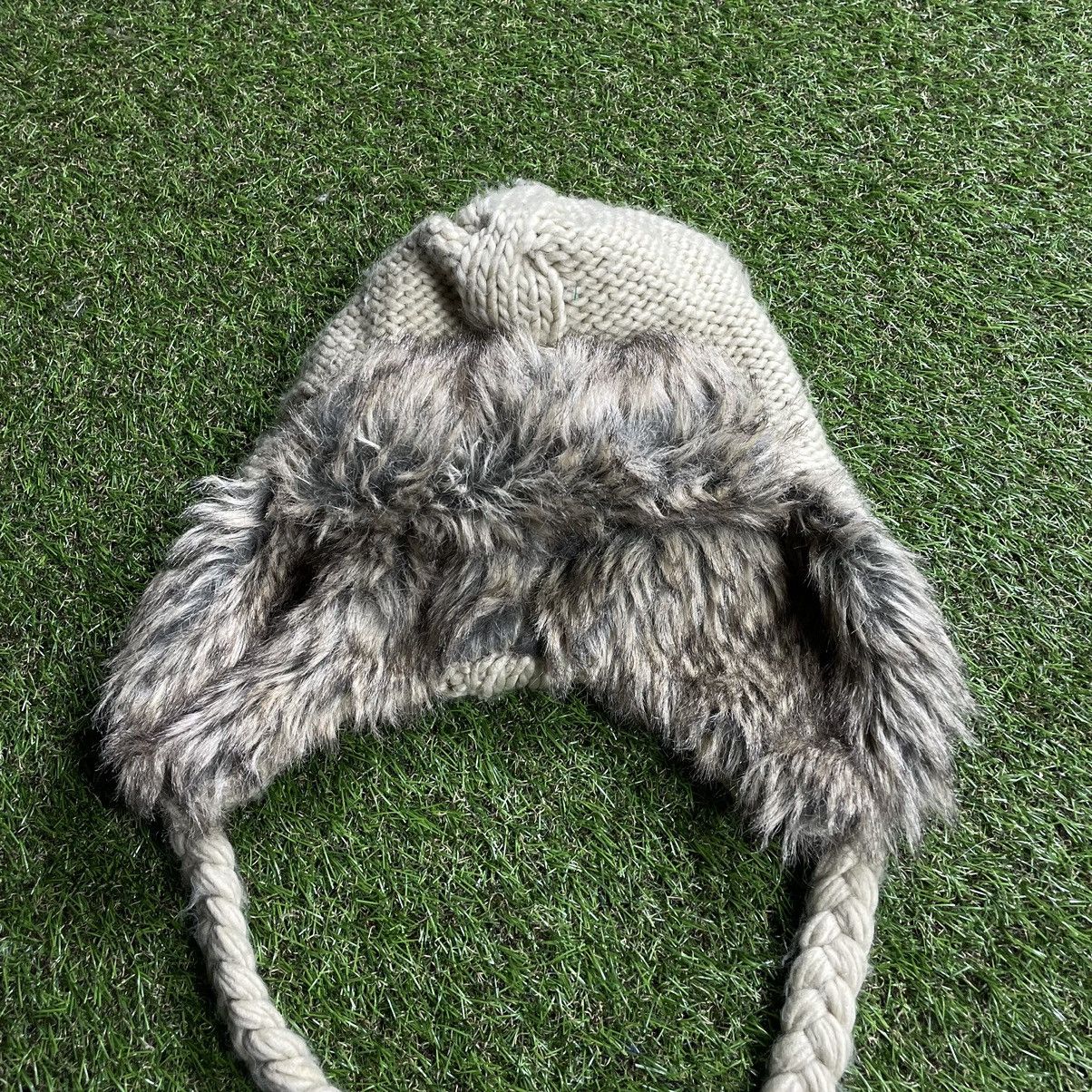 Vintage Vintage Y2K Fuzzy Beanie Mohair Uzi Vert Alt Grunge Slim OS Size ONE SIZE - 2 Thumbnail