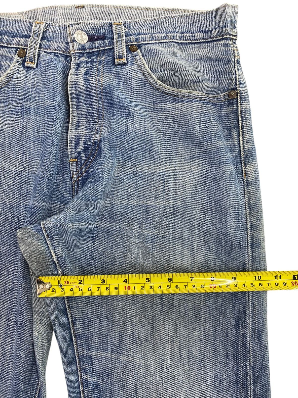 Levi's Levi’s Acid Blue Wash Straight Leg Style Jeans Size US 31 - 6 Thumbnail