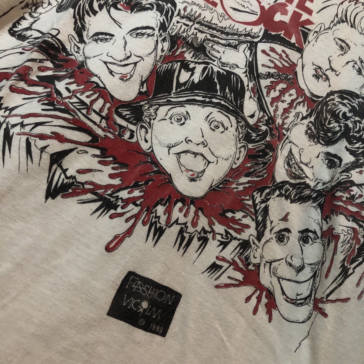 Band Tees × Vintage Vintage 1990 New Kids On the Block Fashion Victim tshirt Size US XL / EU 56 / 4 - 3 Thumbnail