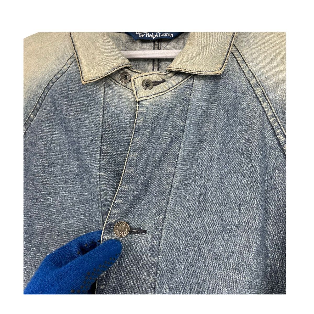 Polo Ralph Lauren × Vintage 💥POLO RALPH LAUREN WORKER CHORE DENIM JACKET Size US XL / EU 56 / 4 - 4 Thumbnail
