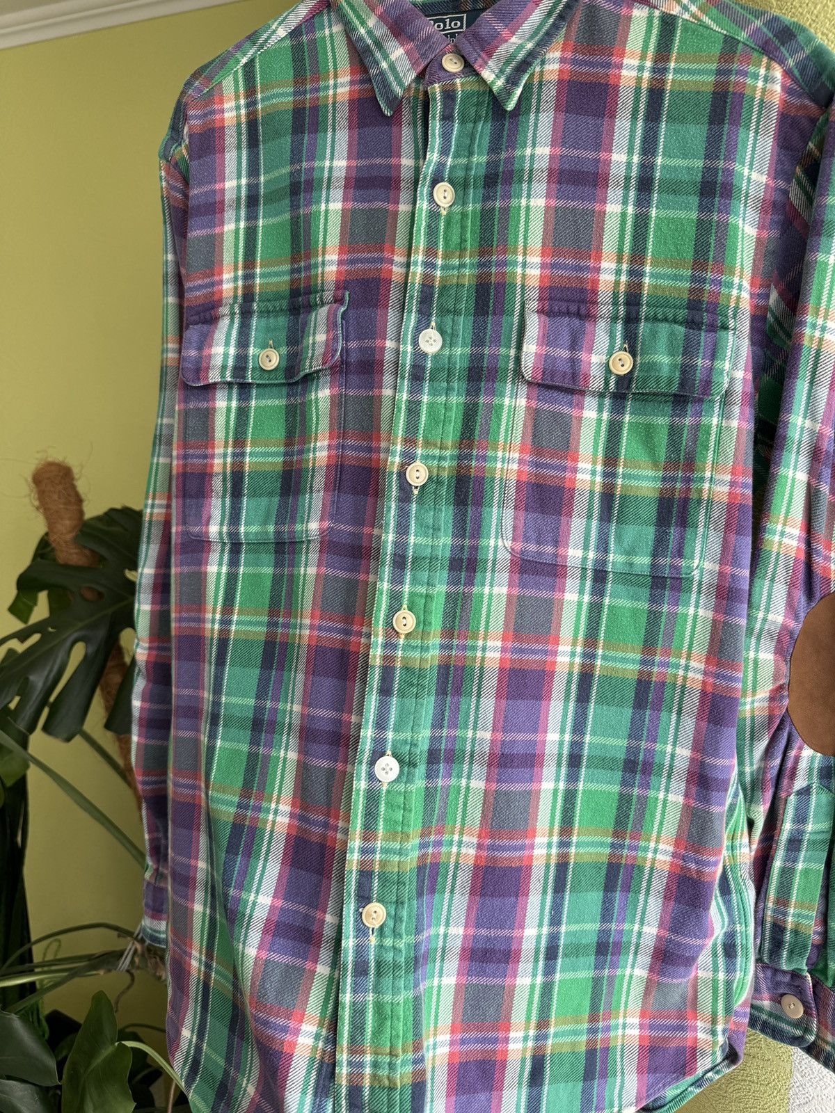 Polo Ralph Lauren Vintage 90s Polo Ralph Lauren Plaid Flannel Shirt Size US M / EU 48-50 / 2 - 7 Thumbnail