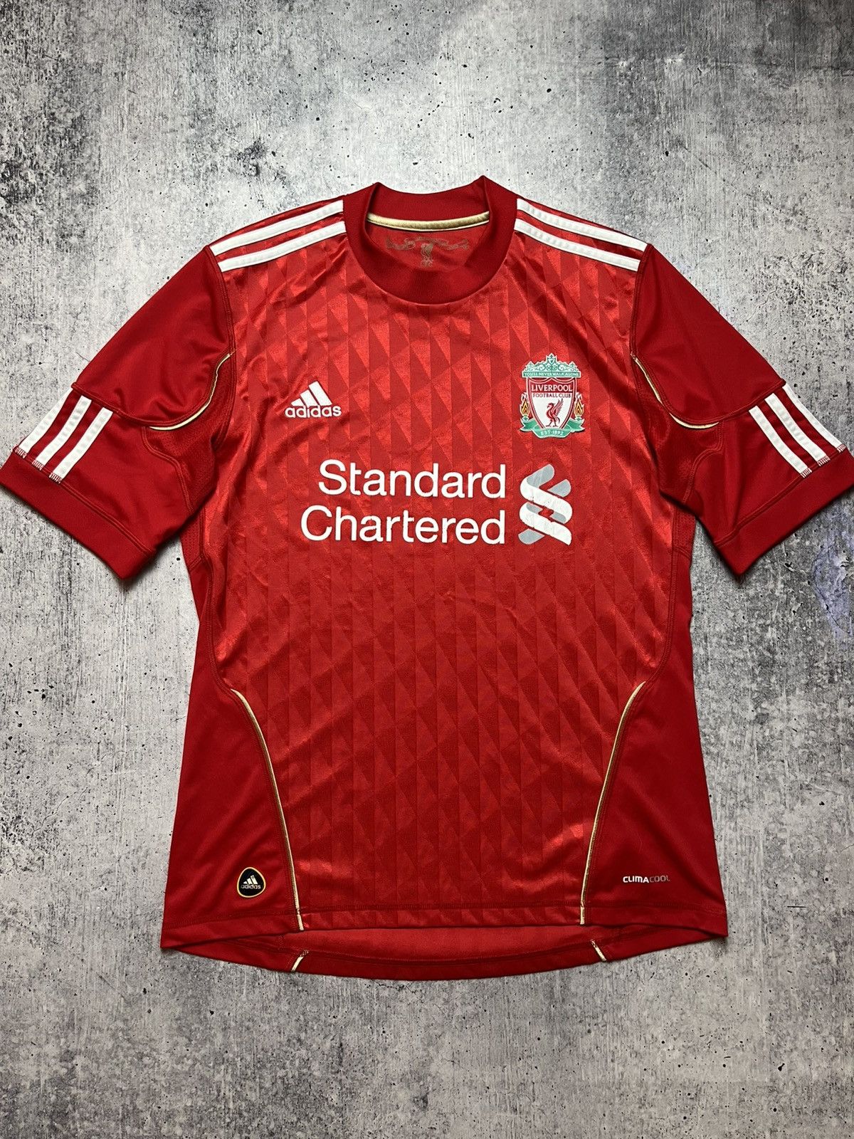 Adidas LIVERPOOL 2010 2012 HOME SHIRT JERSEY ADIDAS P96763 sz S MEN Size US S / EU 44-46 / 1 - 1 Thumbnail