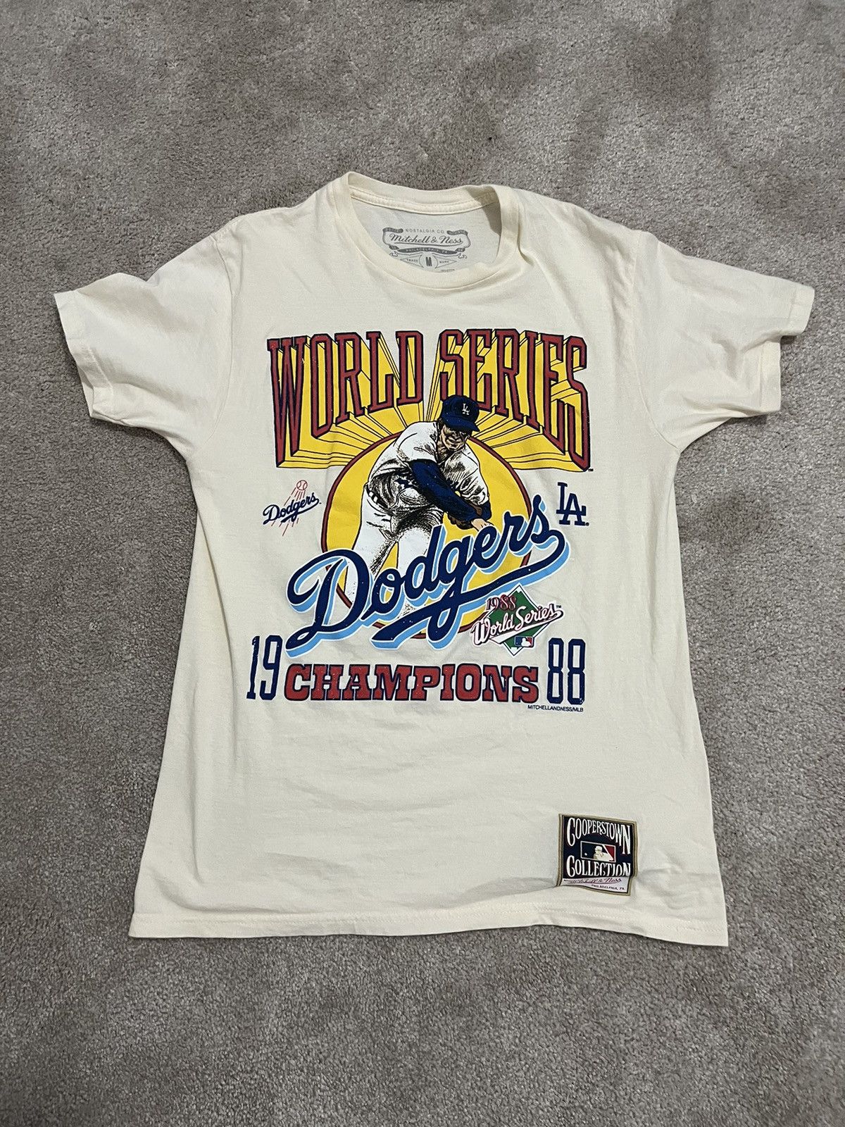 Mitchell & Ness Dodgers World Series T-Shirt