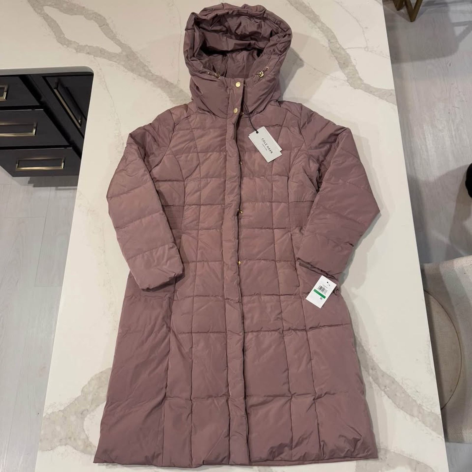 Cole Haan Cole Haan NWT Signature Tafetta Down Coat Parka Women Large Size L / US 10 / IT 46 - 1 Thumbnail