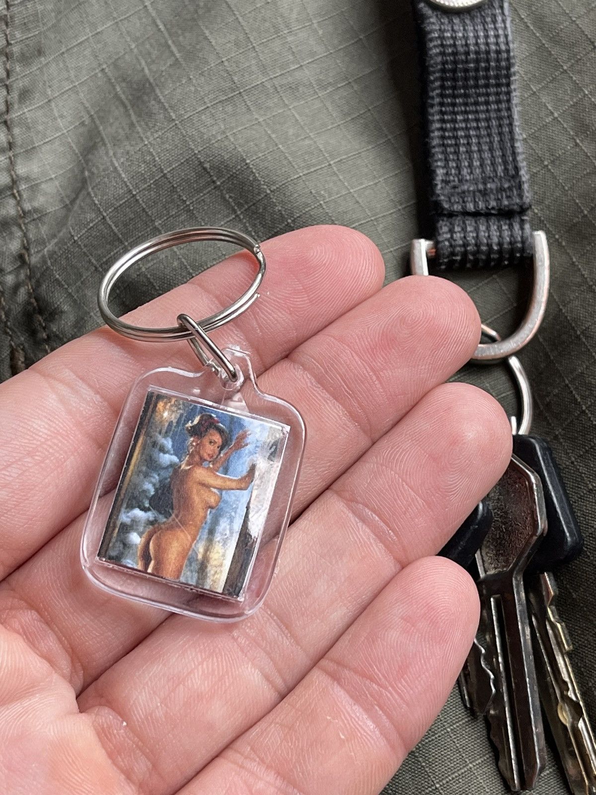 Vintage Vintage Keychain nude Girl 18+ Hysteric key ring Size ONE SIZE - 4 Thumbnail