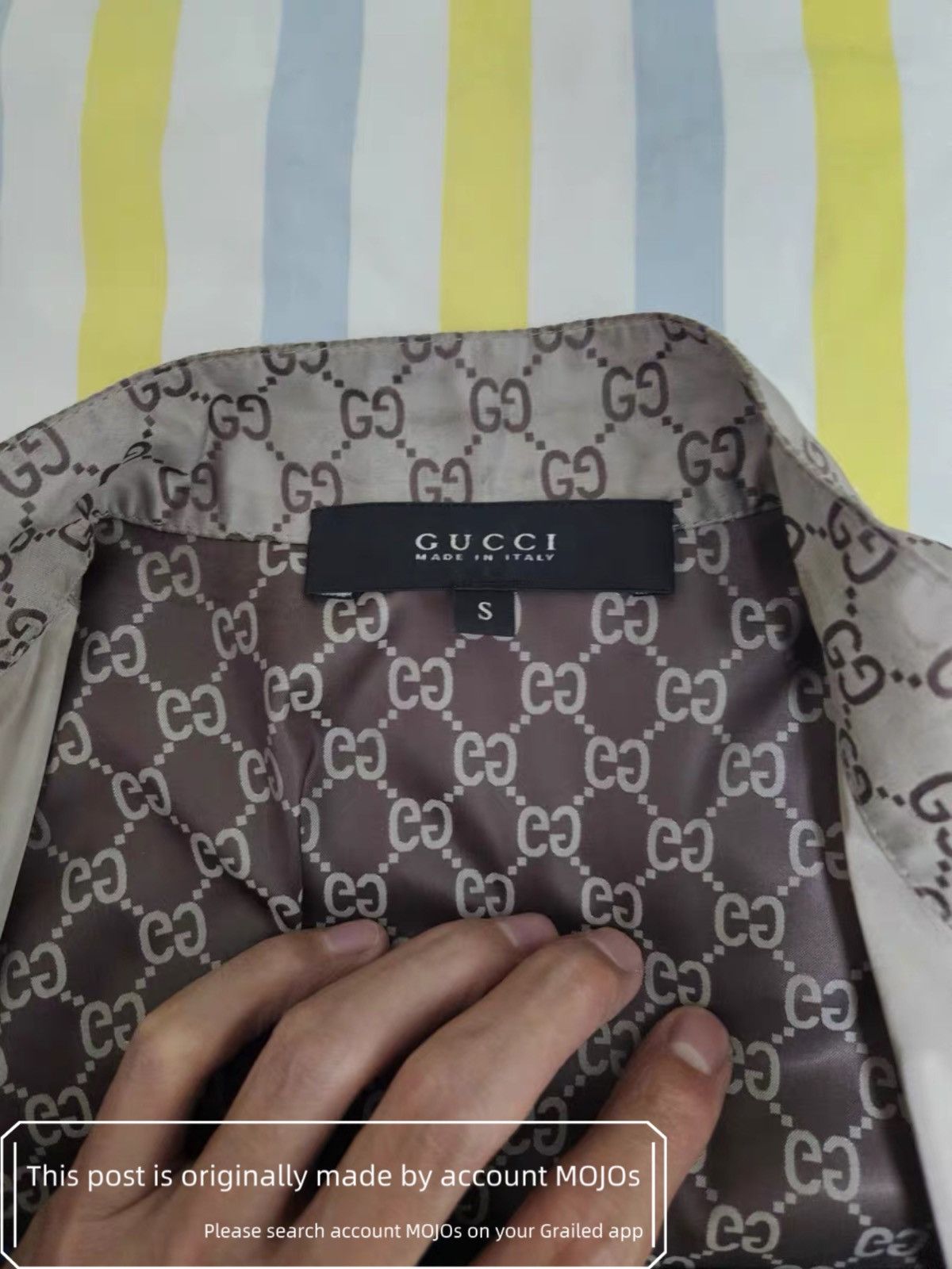 Gucci Sz S Gucci Double Side Monogram Wind Stopper Jacket mojos134 Size US S / EU 44-46 / 1 - 7 Thumbnail