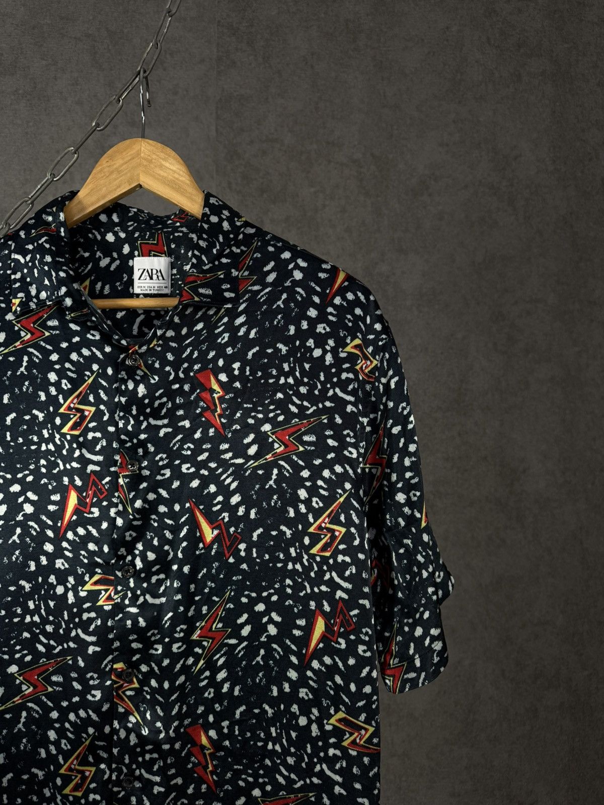 Zara Zara Man designer art crazy shirt Size US M / EU 48-50 / 2 - 2 Thumbnail