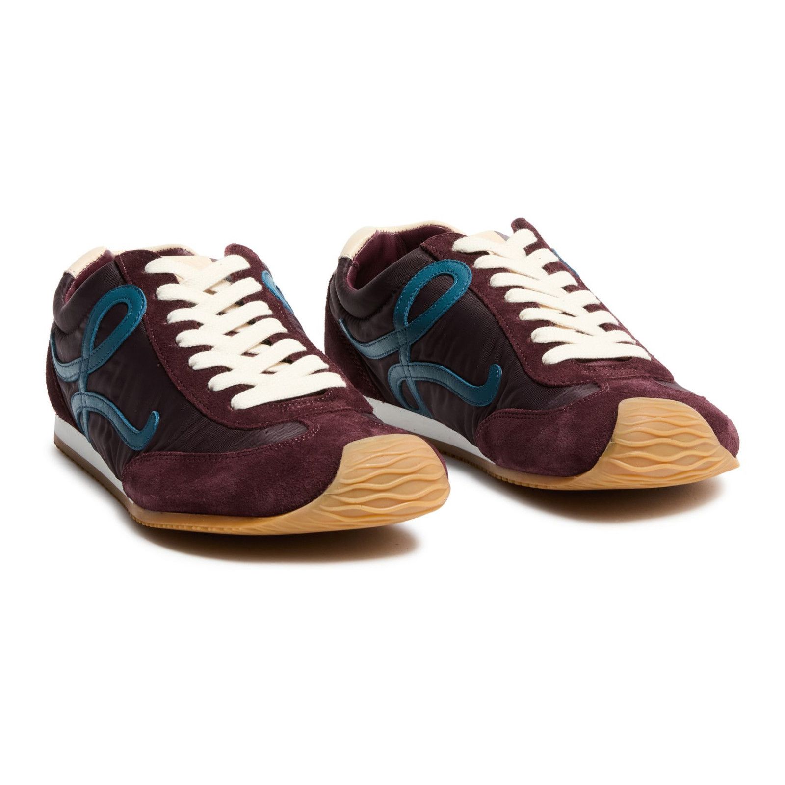 Loewe LOEWE Ballet Runner 2.0 Burgundy Sneakers New & Authentic (W Size US 5 / IT 35 - 2 Thumbnail