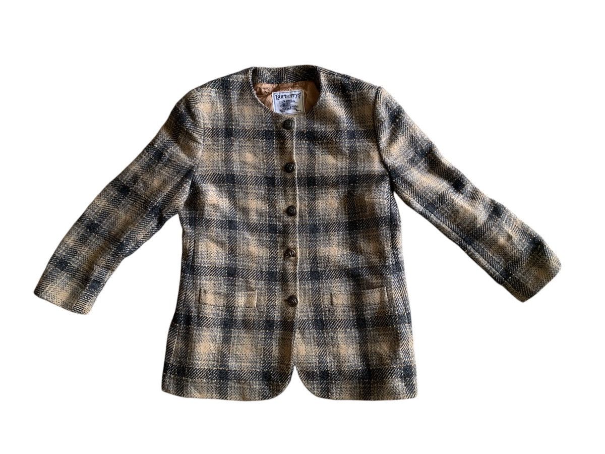 Burberry × Vintage Vintage Burberry nova check blazer Size M / US 6-8 / IT 42-44 - 1 Thumbnail