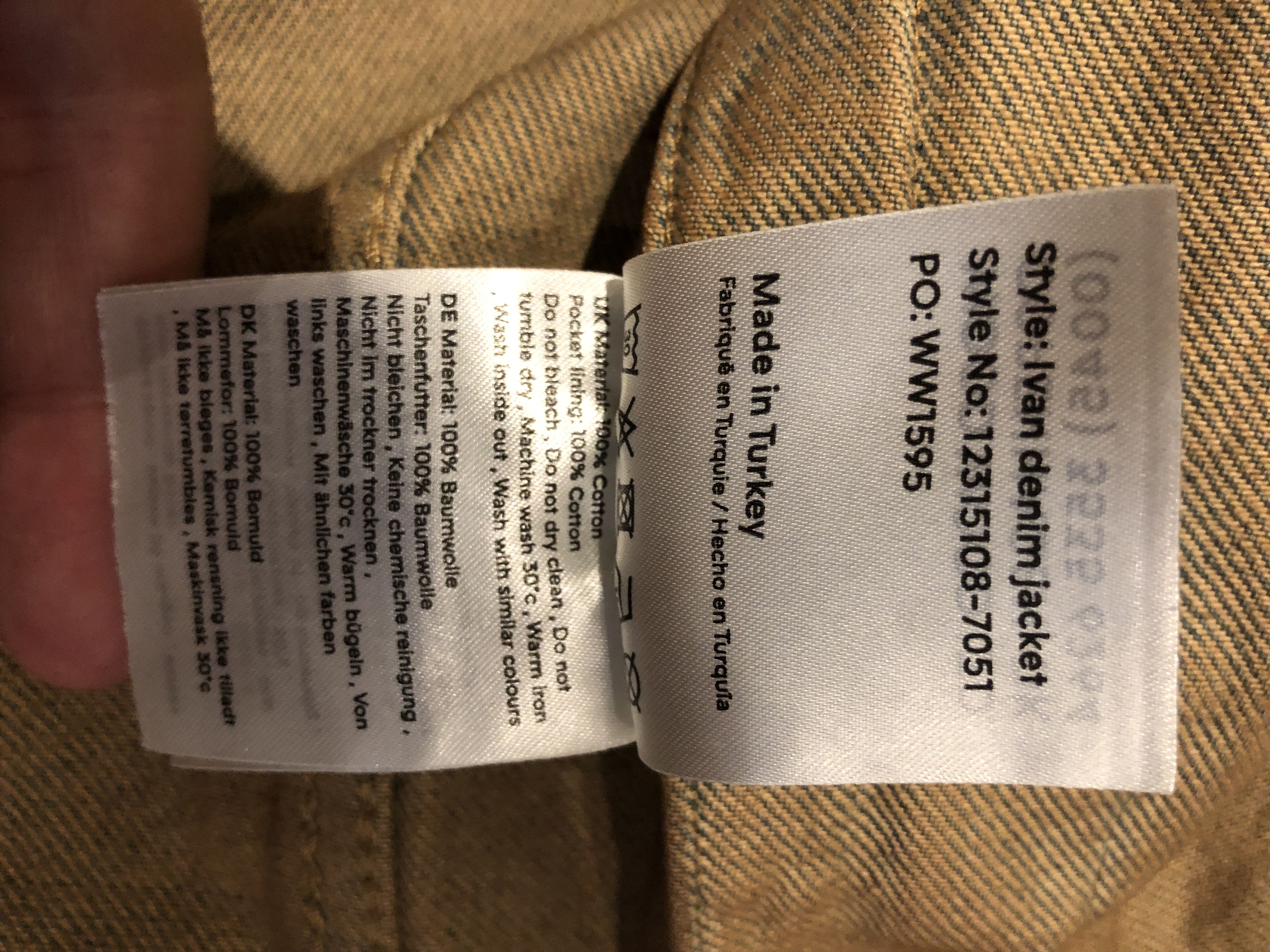 Acne Studios × Helmut Lang × Wood Wood NWOT $500 - Vintage Beige Denim Jacket Size US L / EU 52-54 / 3 - 13 Thumbnail