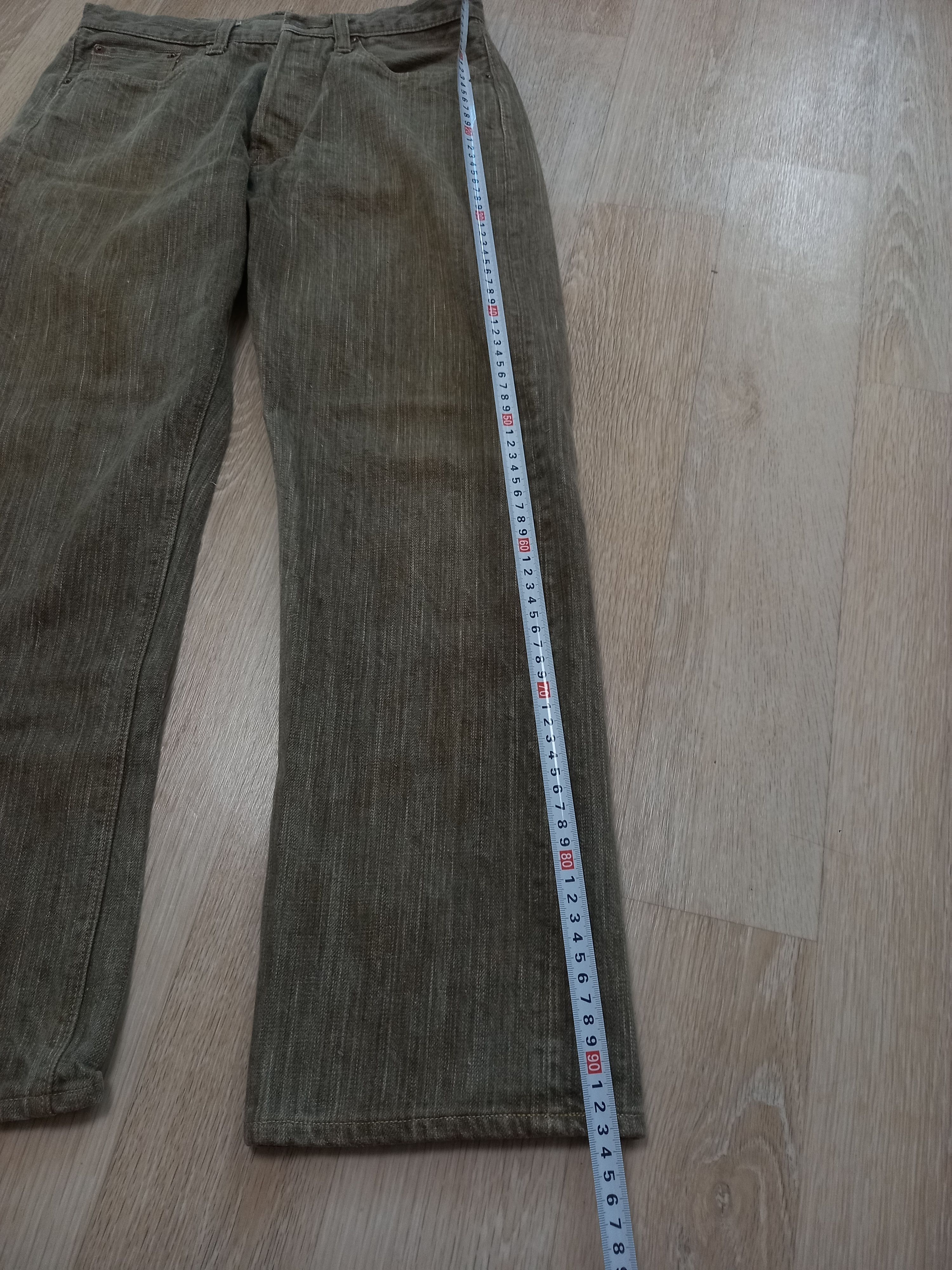 Sugar Cane Rare Sugar Cane Okinawa Kakishibu Dye - Grey/Green Selvedge Size US 30 / EU 46 - 11 Thumbnail