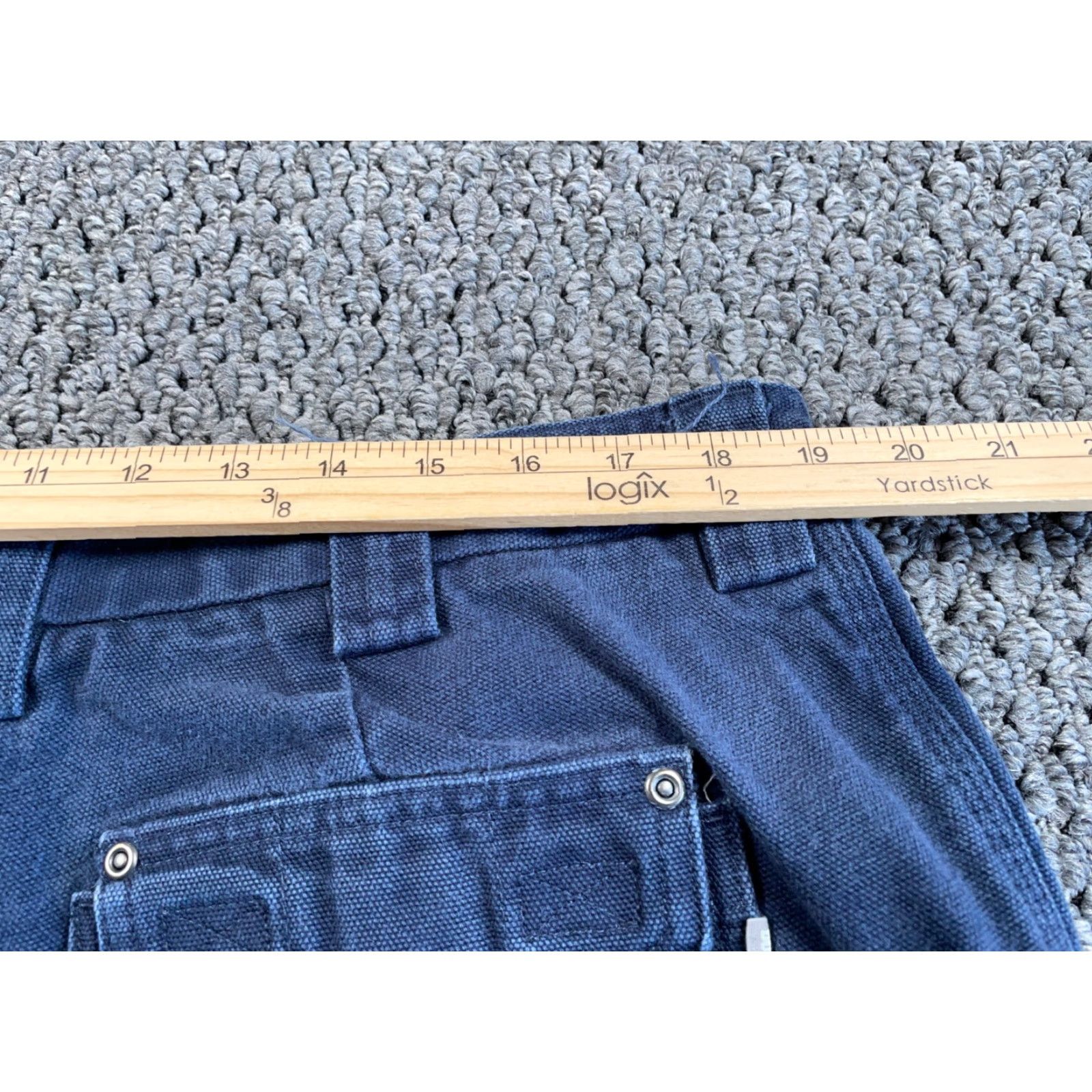 Vintage VINTAGE Duluth Men's Cargo Pants Workwear Relaxed Fit Blue Cotton 38 x 29 Outdoor Size US 38 / EU 54 - 5 Thumbnail