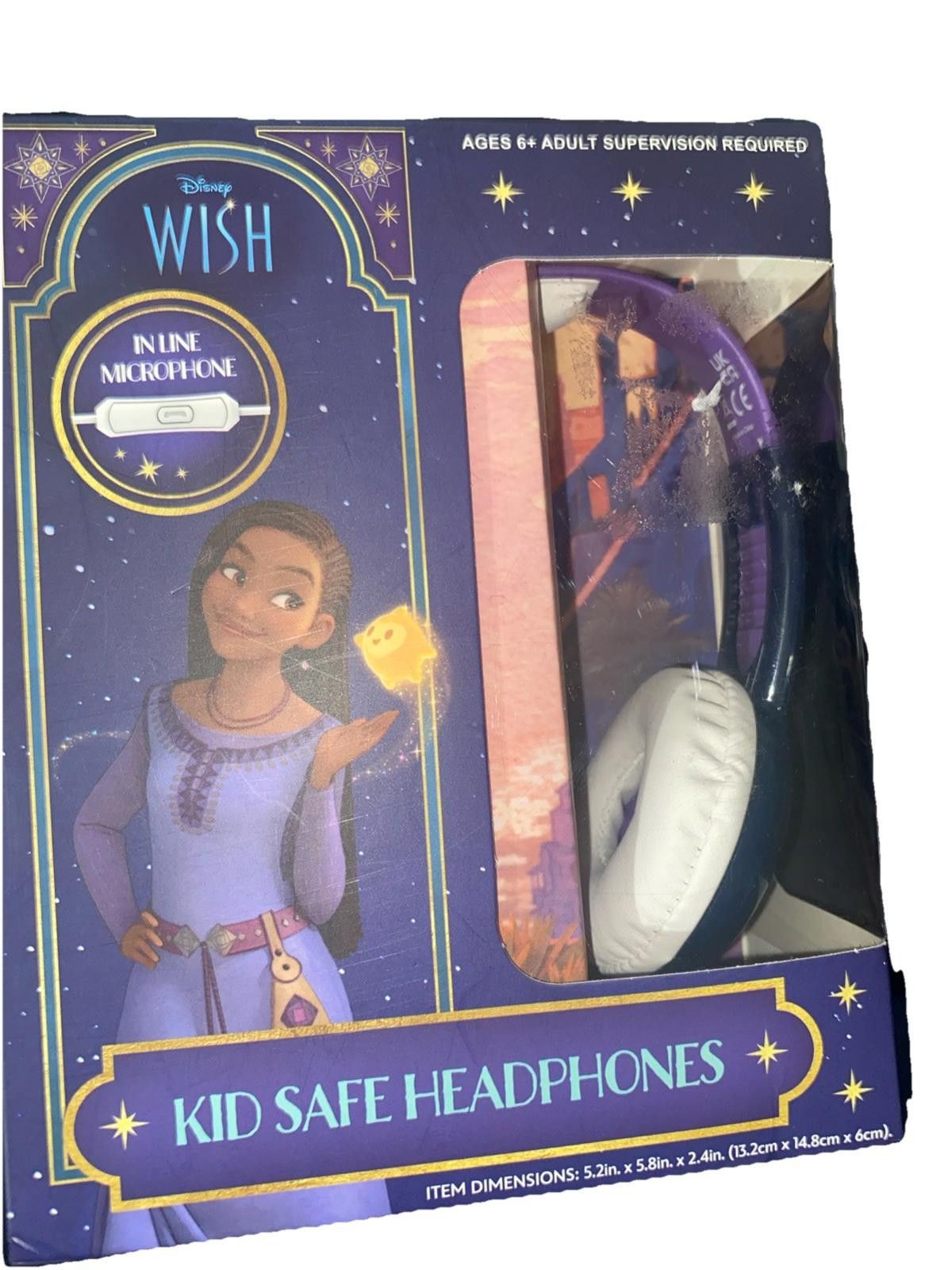 Other eKids Disney Wish Kids Bluetooth Headphones with Microphone Size ONE SIZE - 1 Thumbnail