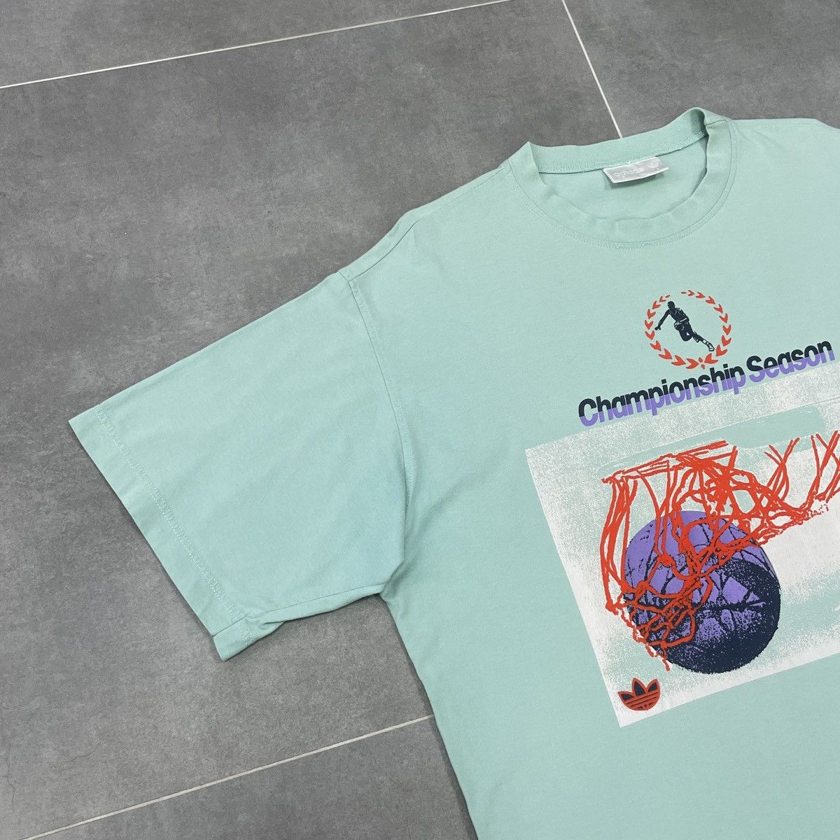 Adidas × Vintage Vintage Adidas Championship Season Basketball T-Shirt Size L Size US L / EU 52-54 / 3 - 3 Thumbnail