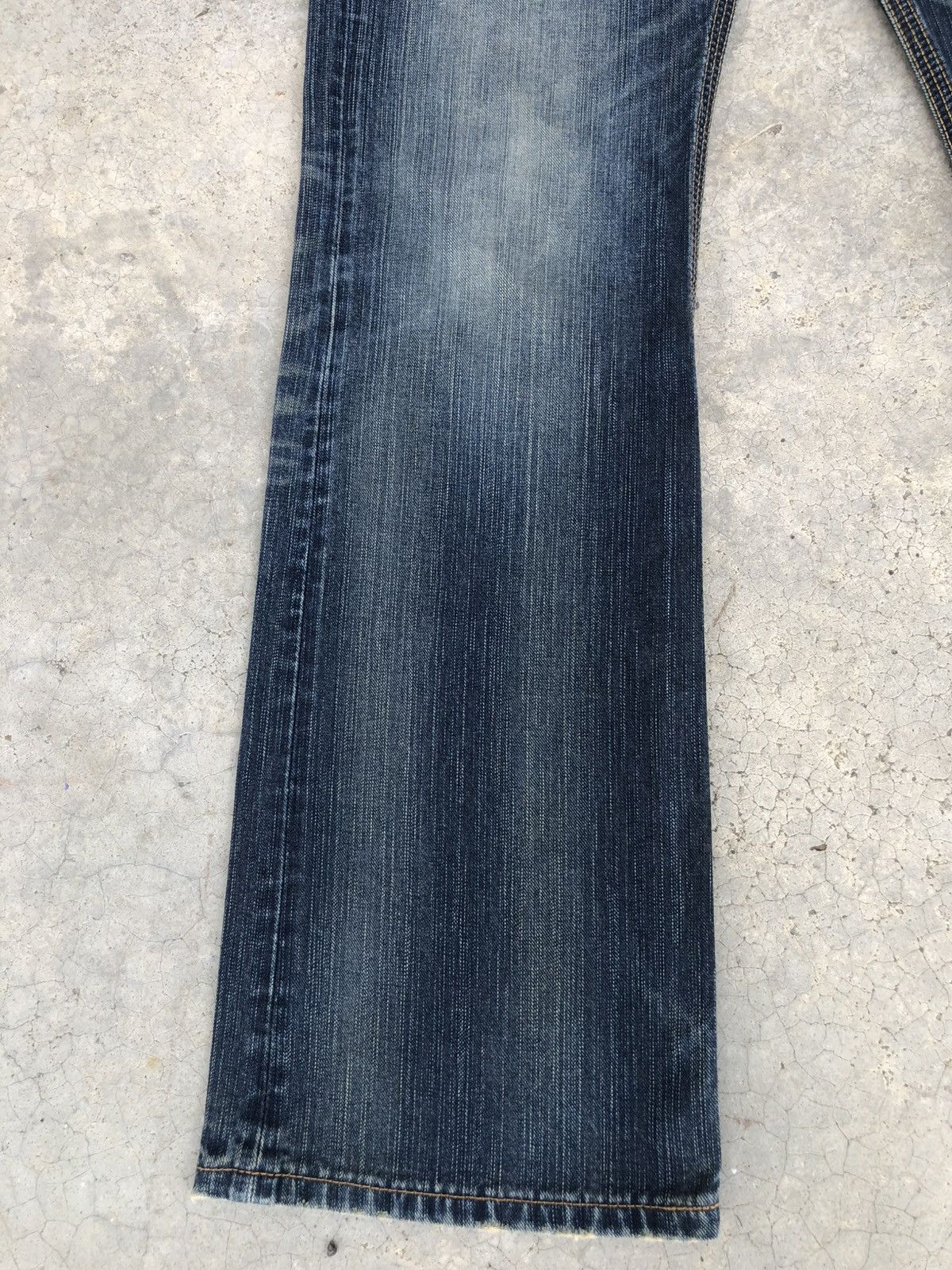 If Six Was Nine Edwin XVS Flared Jeans Bootcut Distressed Jeans Buckle back Size US 34 / EU 50 - 6 Thumbnail