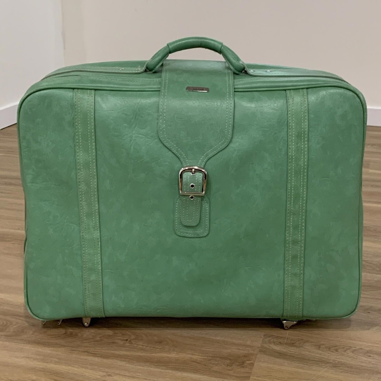 Samsonite Retro Luggage Vintage 1976 Samsonite Green Suitcase & More Size ONE SIZE - 3 Thumbnail