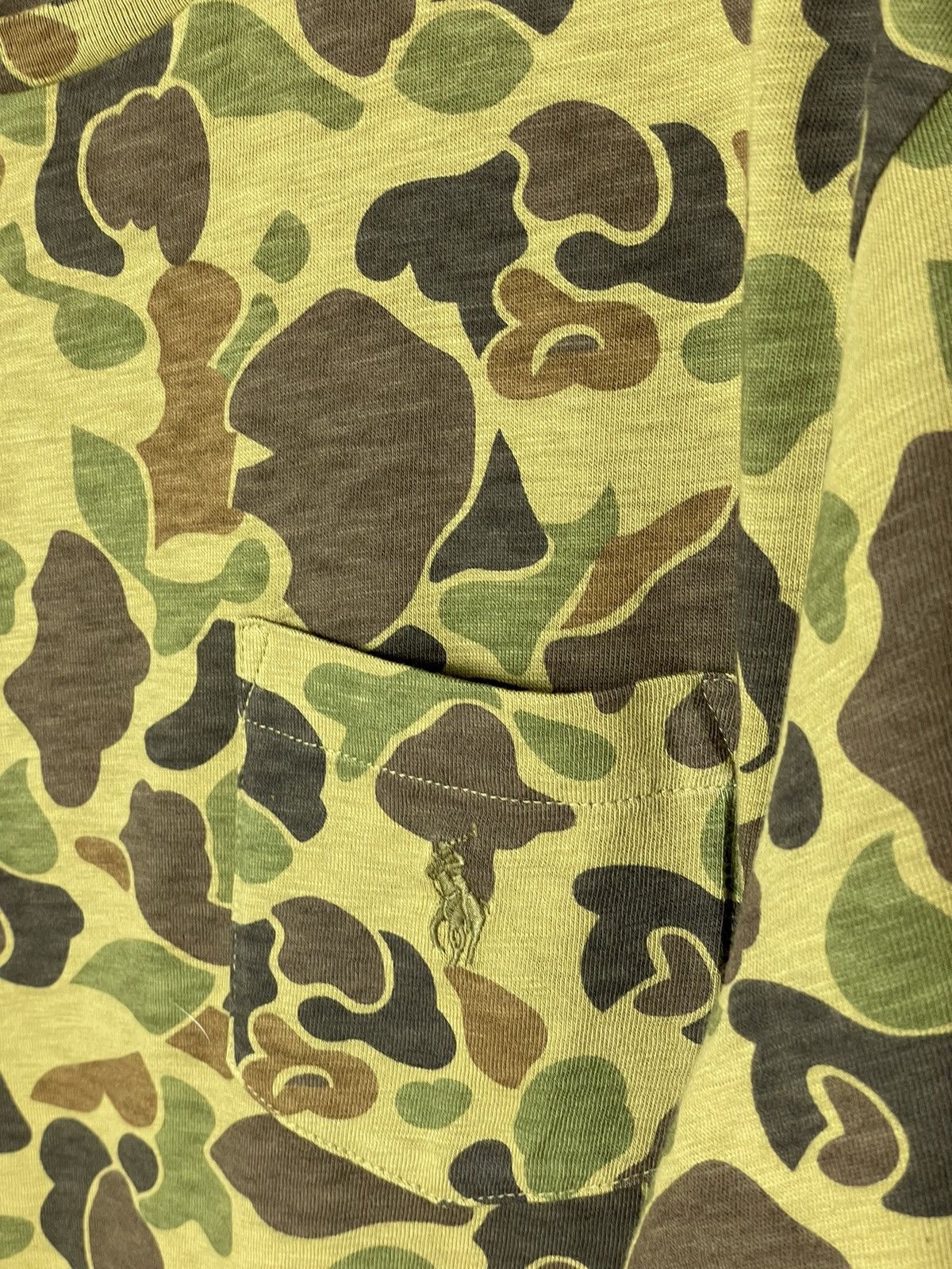 Vintage Ralph Lauren Denim & Supply Camo Y2K Rare T-shirt Size US L / EU 52-54 / 3 - 9 Thumbnail