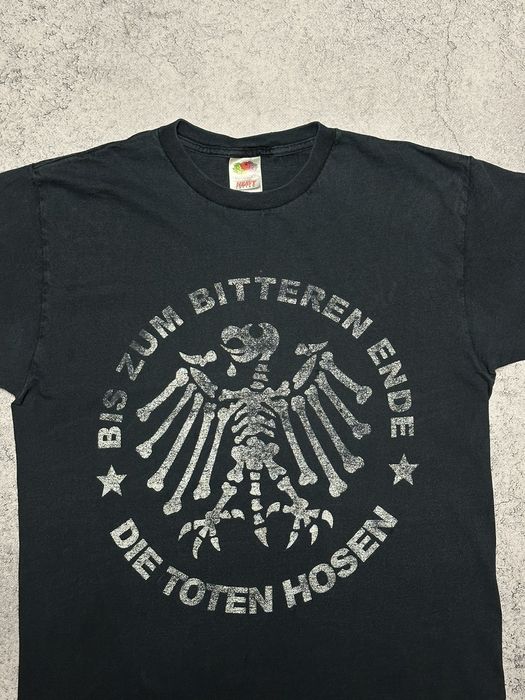 Vintage Vintage Die Toten Hosen Bis Zum Bitteren Ende Logo T-shirt ...