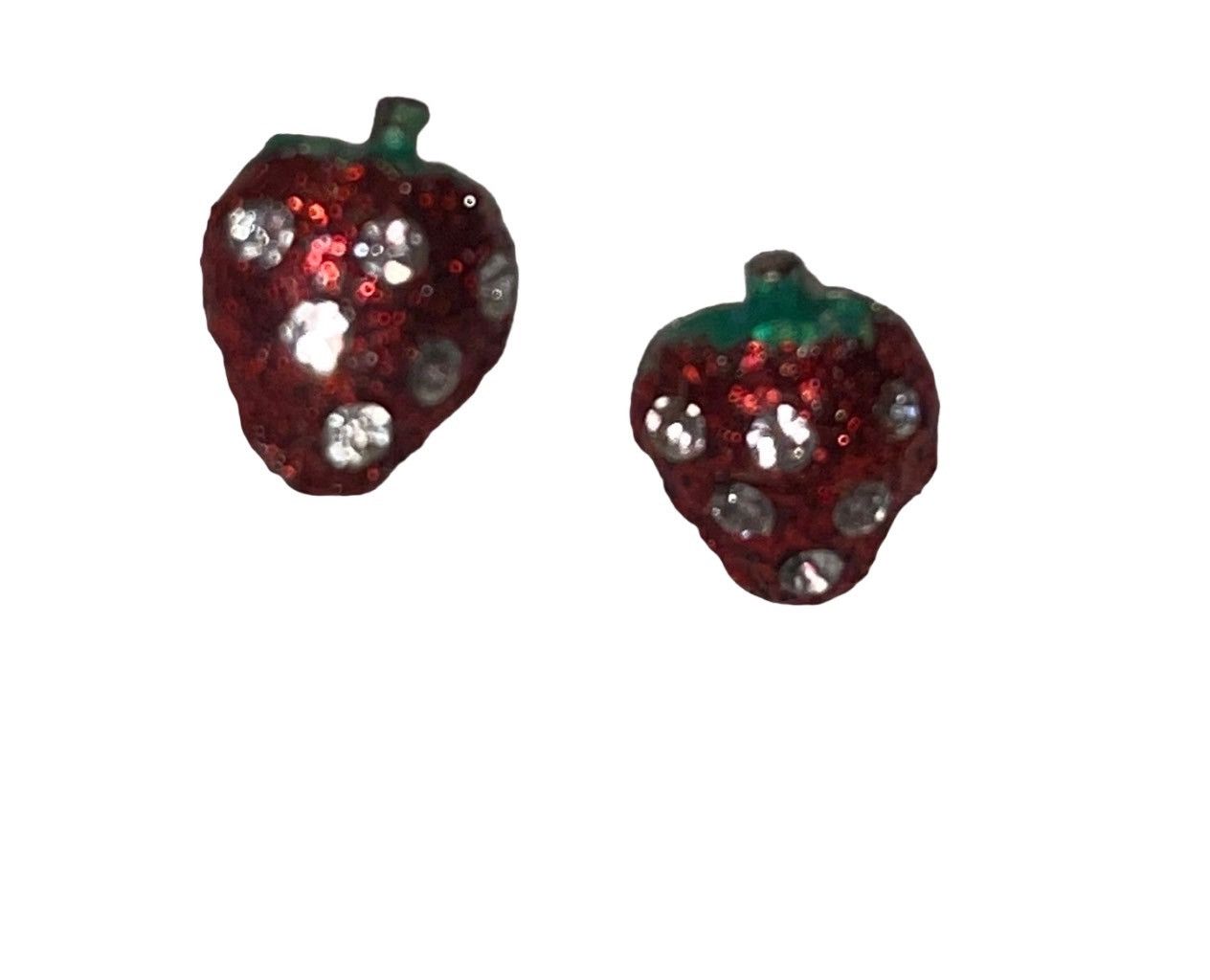 Swarovski Swarovski Crystal Mini Vibrant Strawberry Earrings Size ONE SIZE - 3 Thumbnail