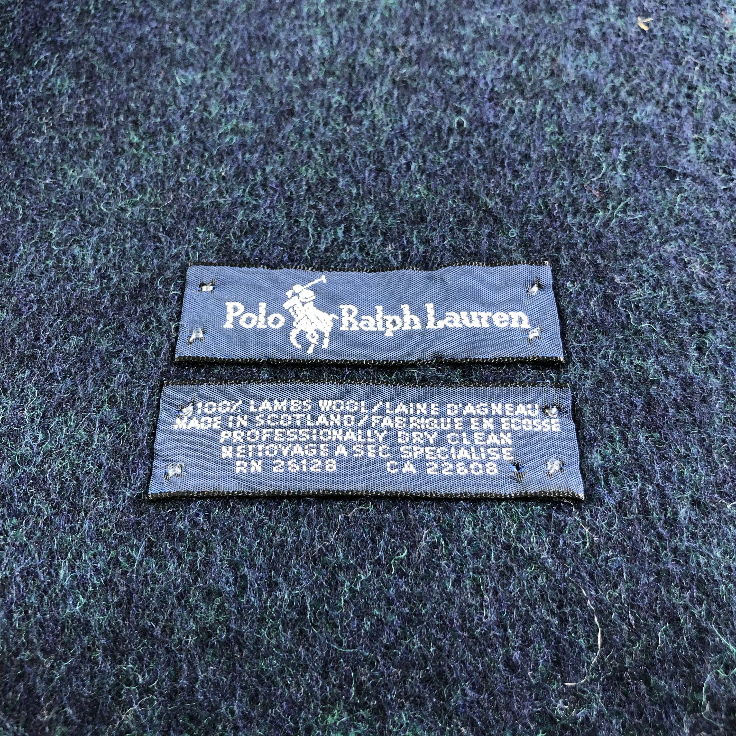 Polo Ralph Lauren Polo Ralph Lauren Big Logo Wool Scarf Muffler V2014 Size ONE SIZE - 4 Thumbnail