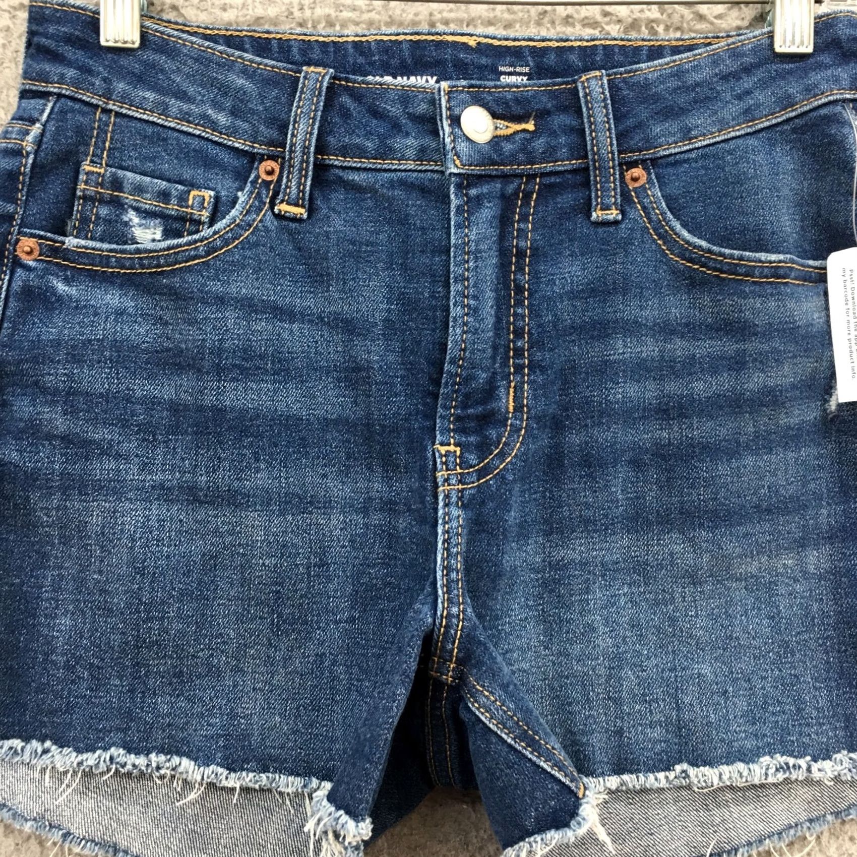 Old Navy Old Navy Shorts Womens 2 Blue Denim Cotton Blend Zip NEW Cut-Off 3.5 Inseam 28 W 3.5 Inseam Mag, Mid Rise, 5-Pocket Womens Clothing Size 26" / US 2 / IT 38 - 2 Thumbnail