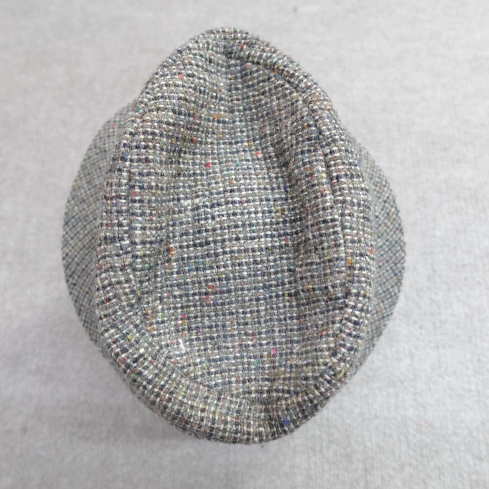 Vintage Millars Fedora Hat Gray Wool Tweed Birdseye Made in Ireland Mens One Size Cap Size ONE SIZE - 4 Thumbnail