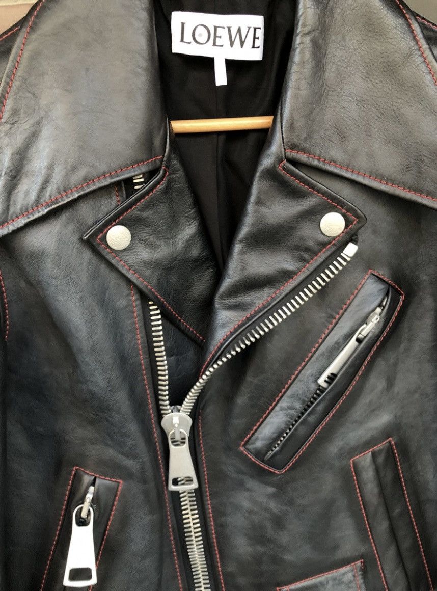 Loewe Loewe William de Morgan leather jacket Size US L / EU 52-54 / 3 - 2 Thumbnail