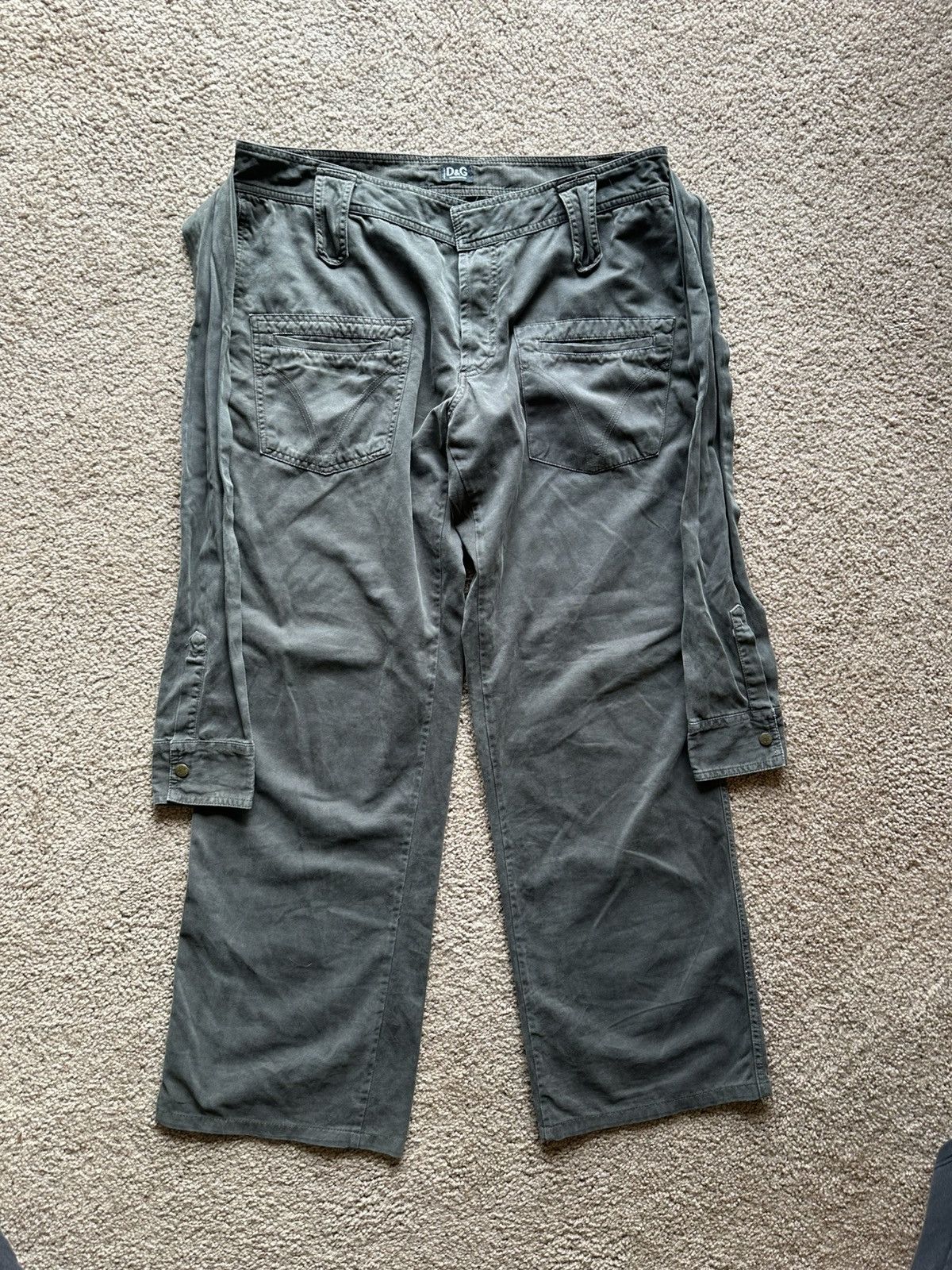 Dolce & Gabbana D&G Dolce and Gabanna sleeve wrap pants Size US 32 / EU 48 - 3 Thumbnail