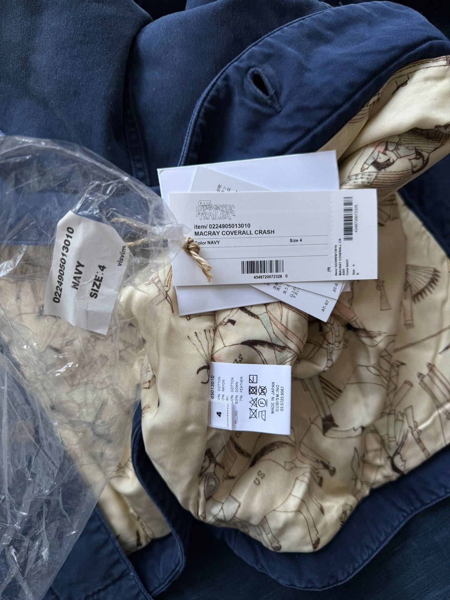 Visvim VISVIM 24AW MACRAY COVERALL CRASH Size US XL / EU 56 / 4 - 9 Thumbnail