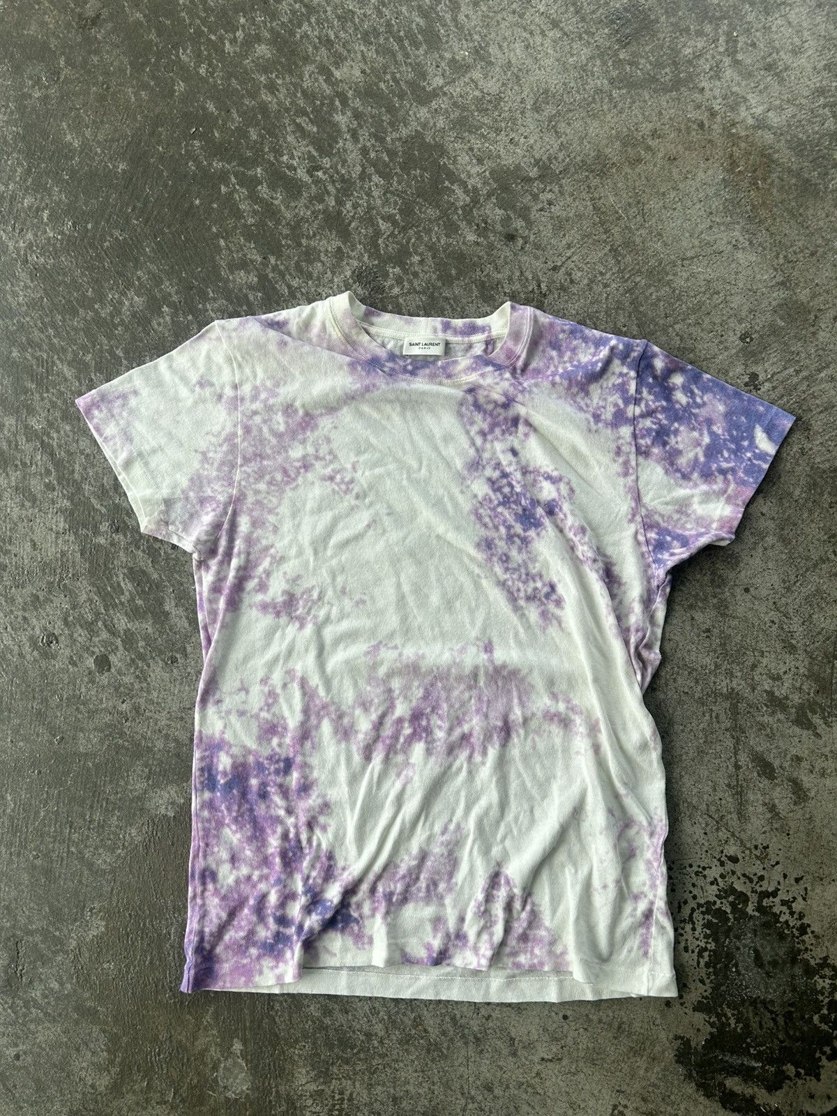 Saint Laurent Paris Saint Laurent Paris SS16 Tie Dye T Shirt Hedi Slimane Size US XS / EU 42 / 0 - 1 Thumbnail