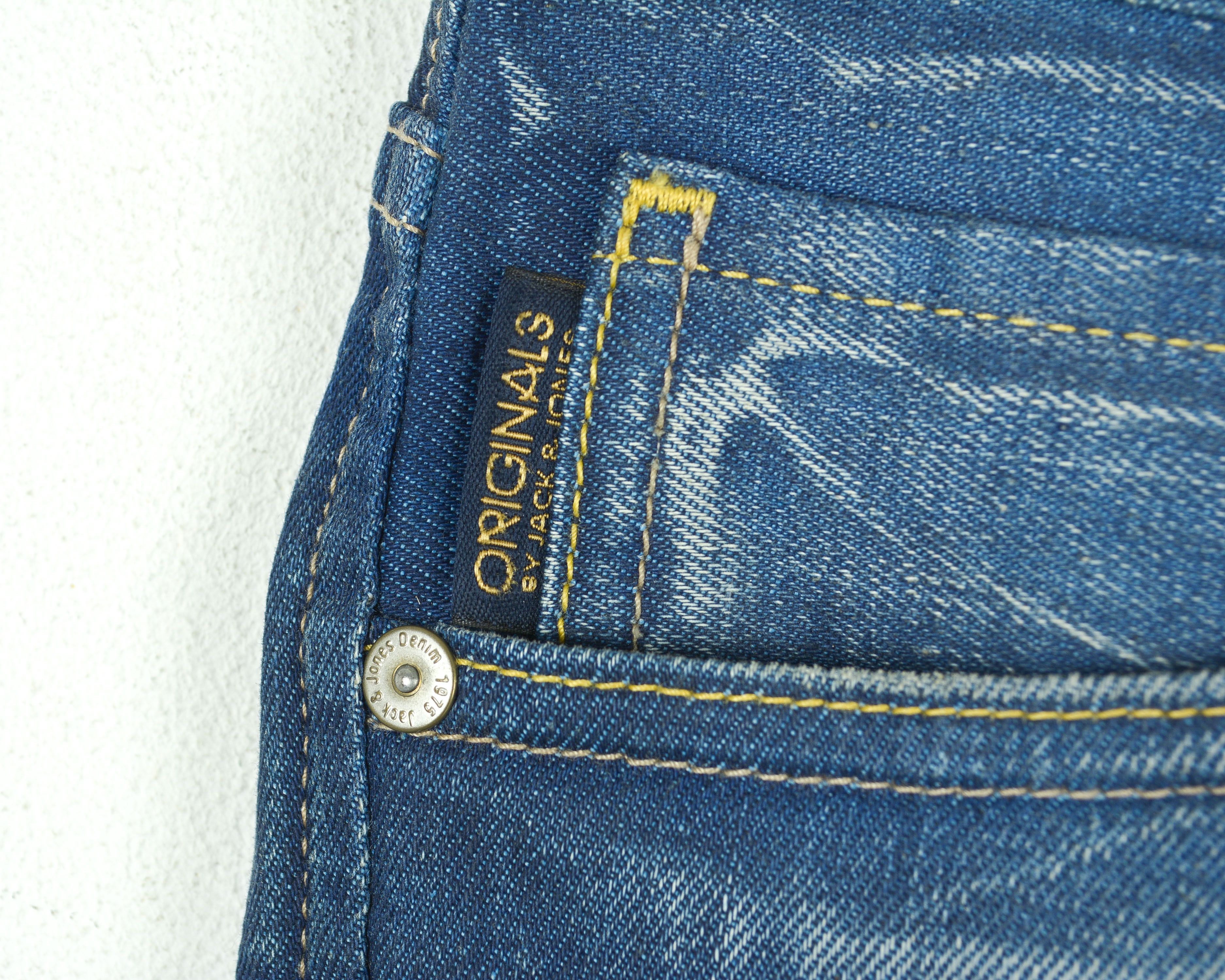 Jack & Jones Tim W29 L32 Slim Fit Straight Leg Jeans Denim Pants Trousers Size US 29 - 3 Thumbnail