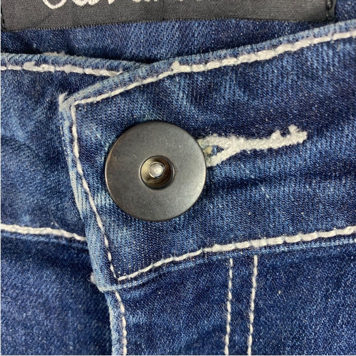 If Six Was Nine × Japanese Brand CAVARIA Distressed skinny jeans Size 31" - 5 Thumbnail