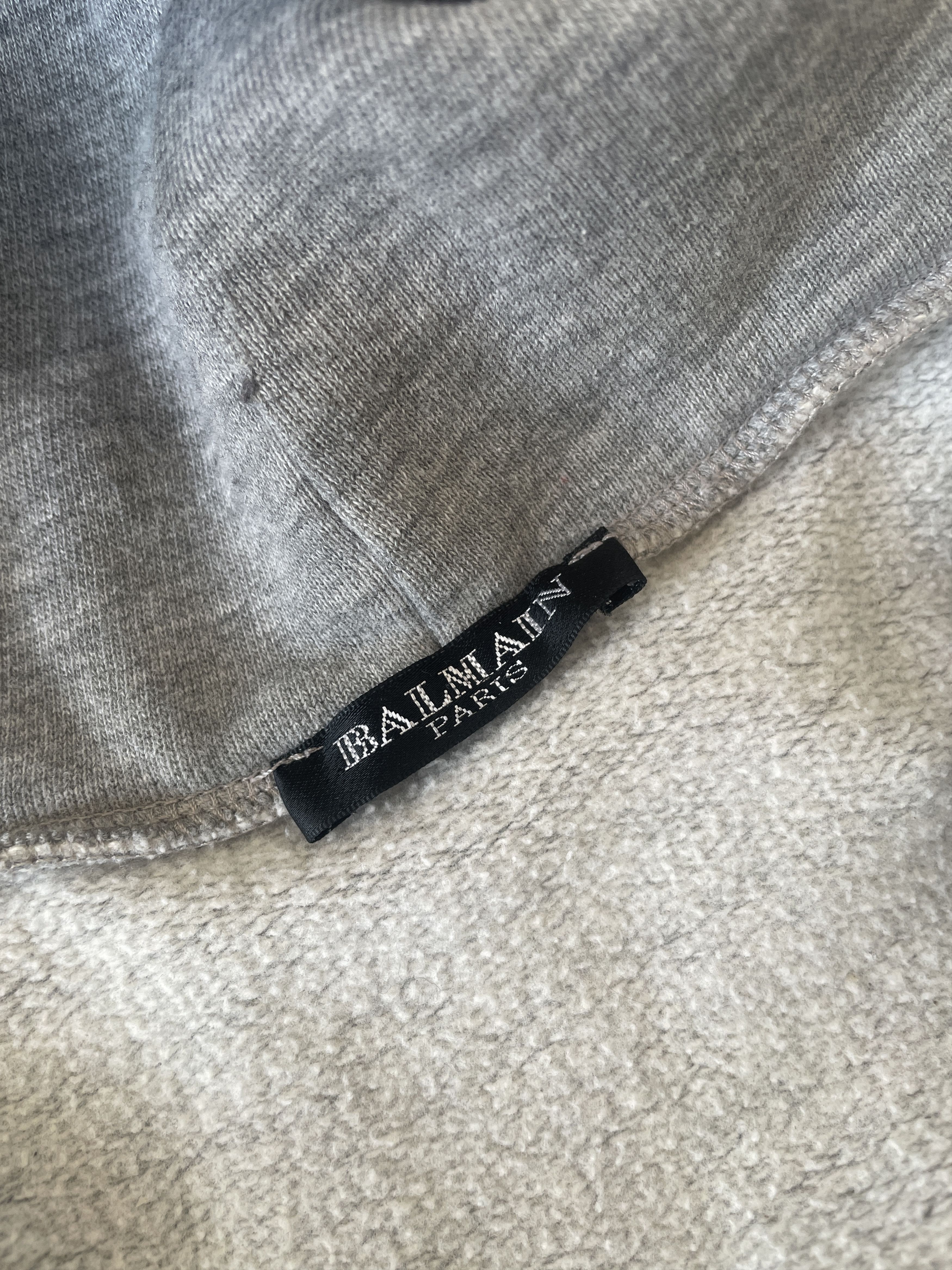 Balmain Balmain SS10 ripped hoodie by Christophe Decarnin Size US M / EU 48-50 / 2 - 13 Thumbnail