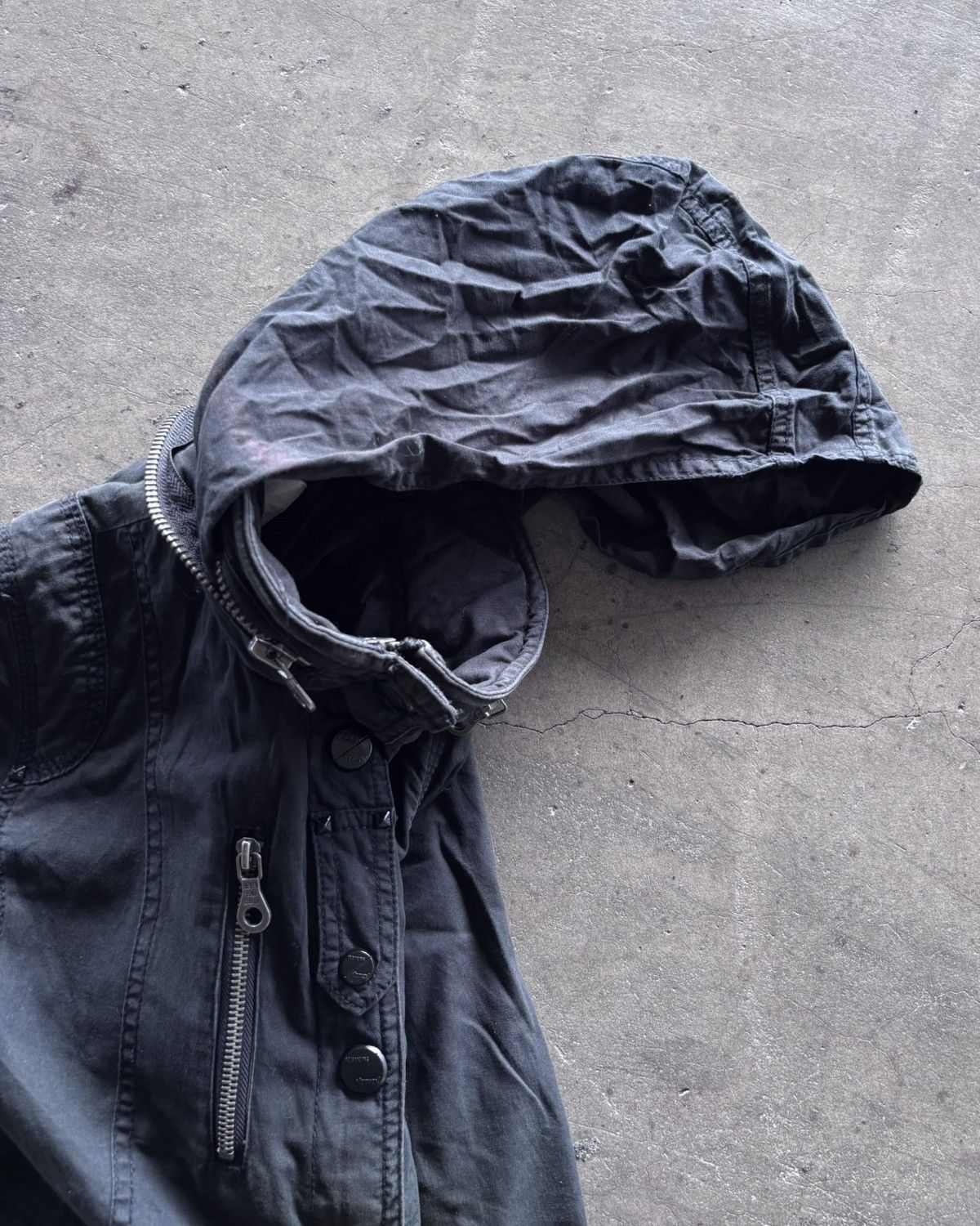 If Six Was Nine Heaven And Earth Faded Black Bono Jacket Size US M / EU 48-50 / 2 - 12 Thumbnail