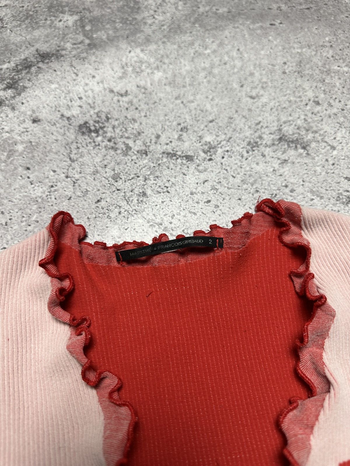 Marithe + Francois Girbaud Vintage Marithe Francois Girbaud Overprint Top Size S / US 4 / IT 40 - 12 Thumbnail